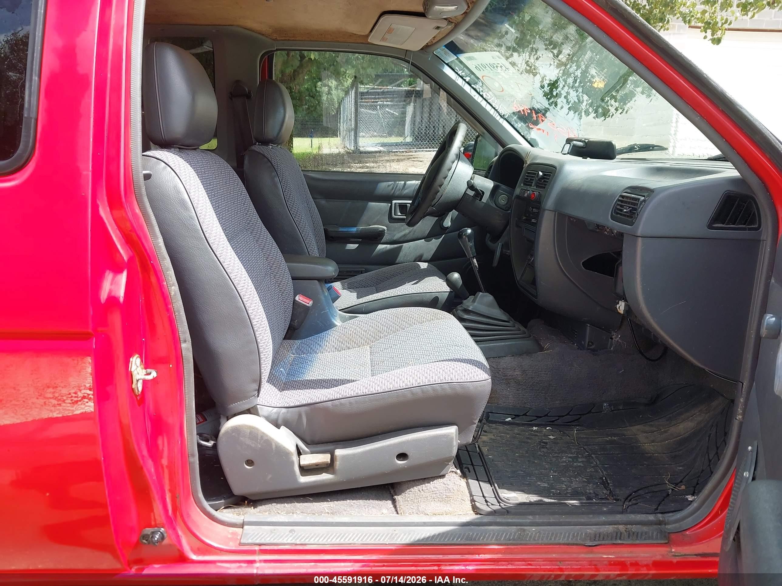 1997 Nissan 4x4 Truck Se/xe Red vin: 1N6SD16Y6VC306283
