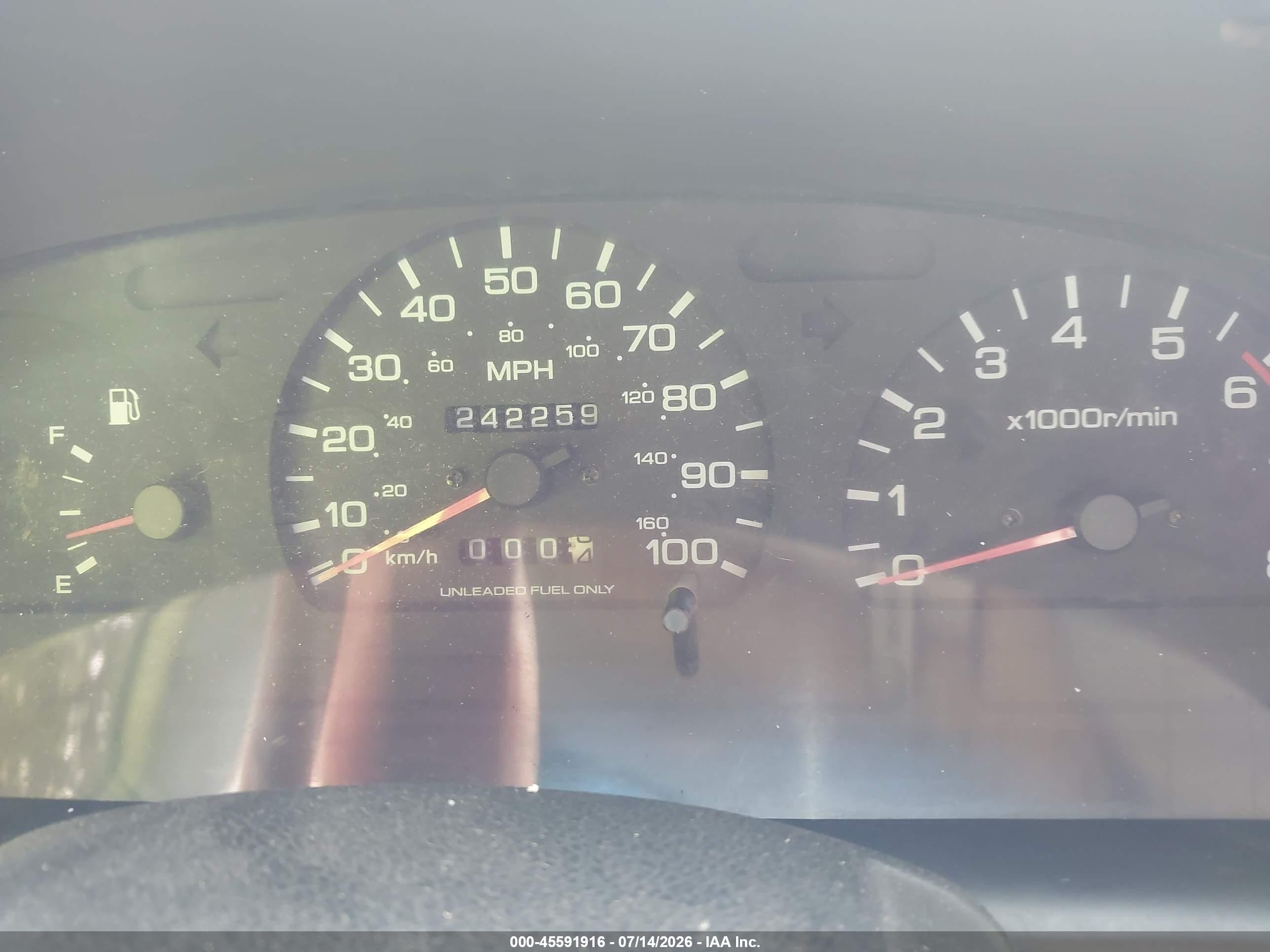 1997 Nissan 4x4 Truck Se/xe Red vin: 1N6SD16Y6VC306283