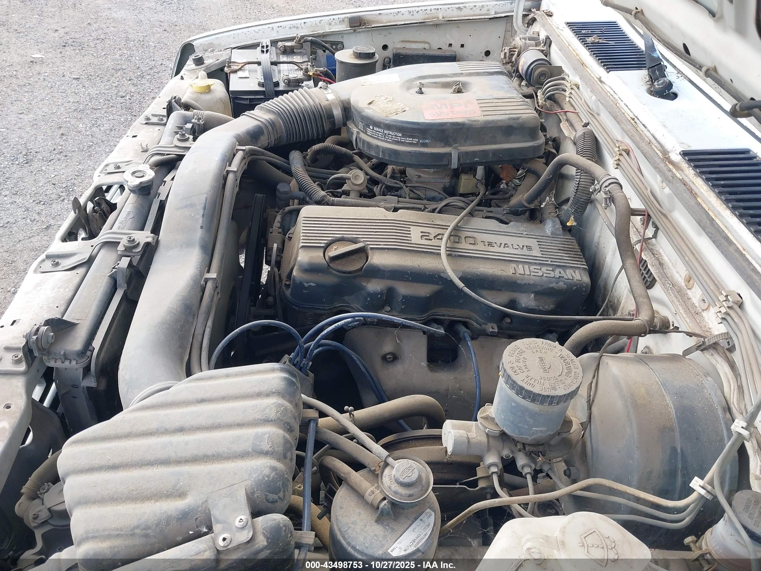 1990 Nissan D21 King Cab White vin: 1N6SD16YXLC342071