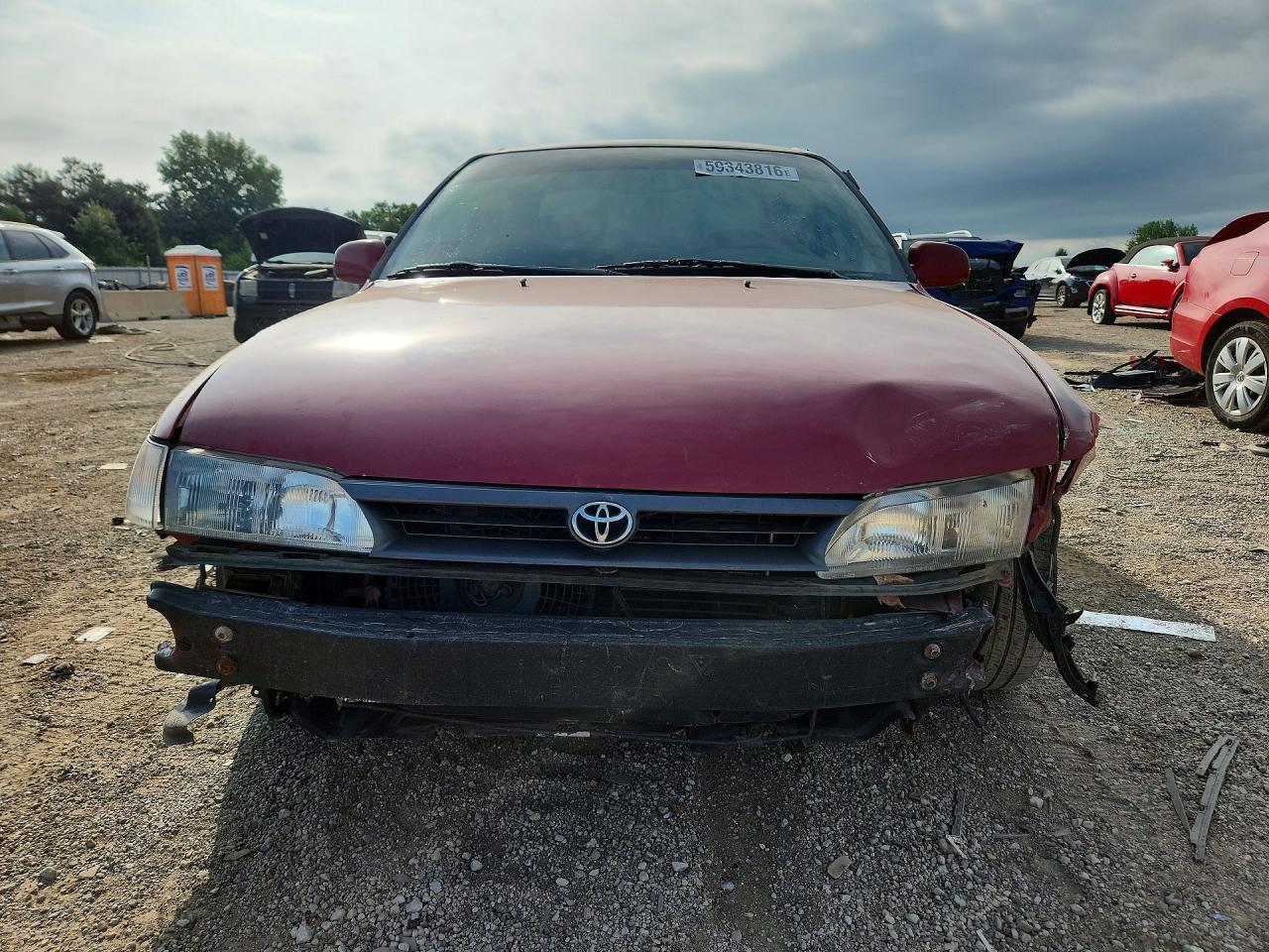 1995 Toyota Corolla Le Maroon vin: 1NXAE00B4SZ266197