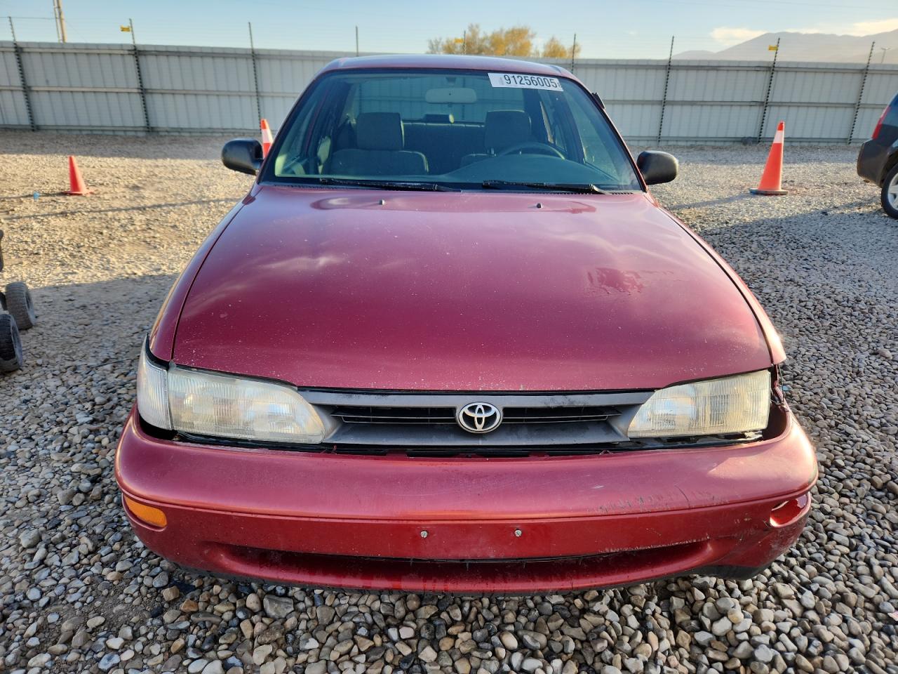 1995 Toyota Corolla Red vin: 1NXAE04BXSZ278557