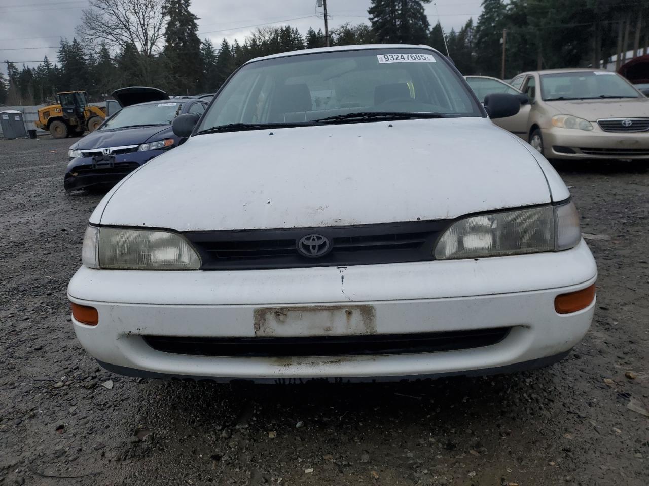 1993 Toyota Corolla White vin: 1NXAE04E1PZ093766