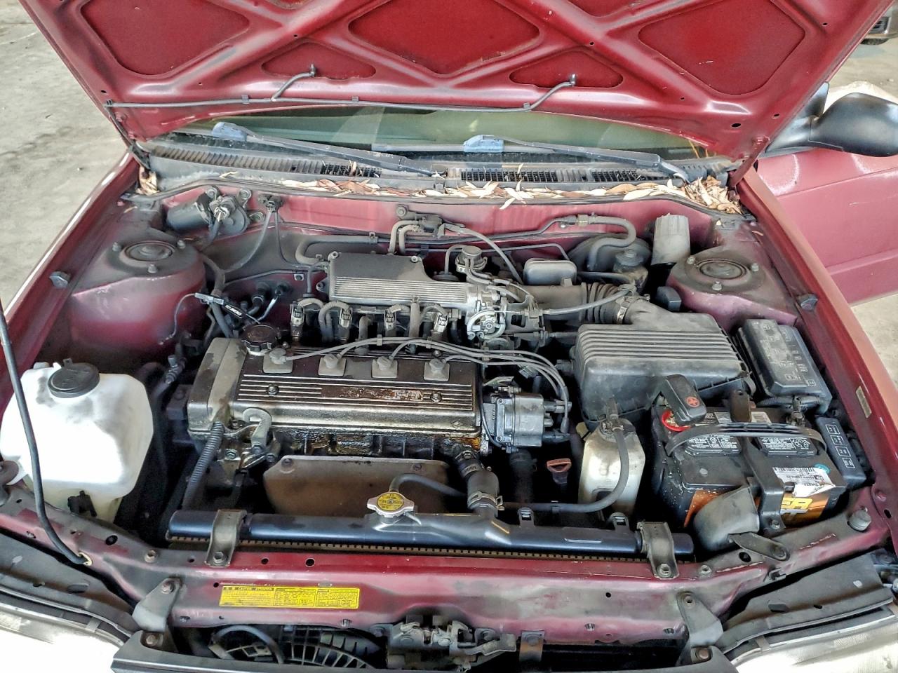 1993 Toyota Corolla Темно-бордовый vin: 1NXAE04E4PZ002621