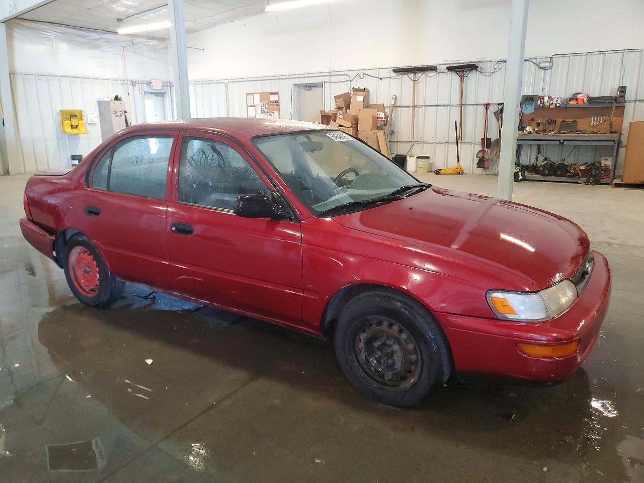 1993 Toyota Corolla Base Maroon vin: 1NXAE04E5PZ033862