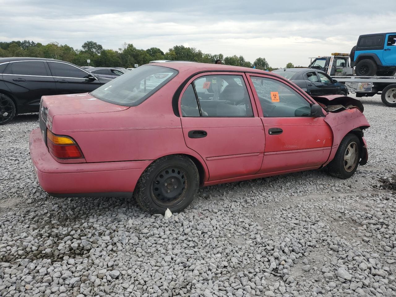1993 Toyota Corolla Красный vin: 1NXAE04E9PZ090808
