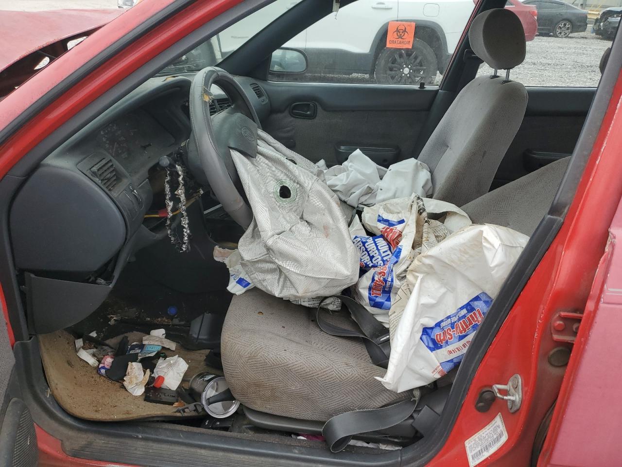 1993 Toyota Corolla Красный vin: 1NXAE04E9PZ090808
