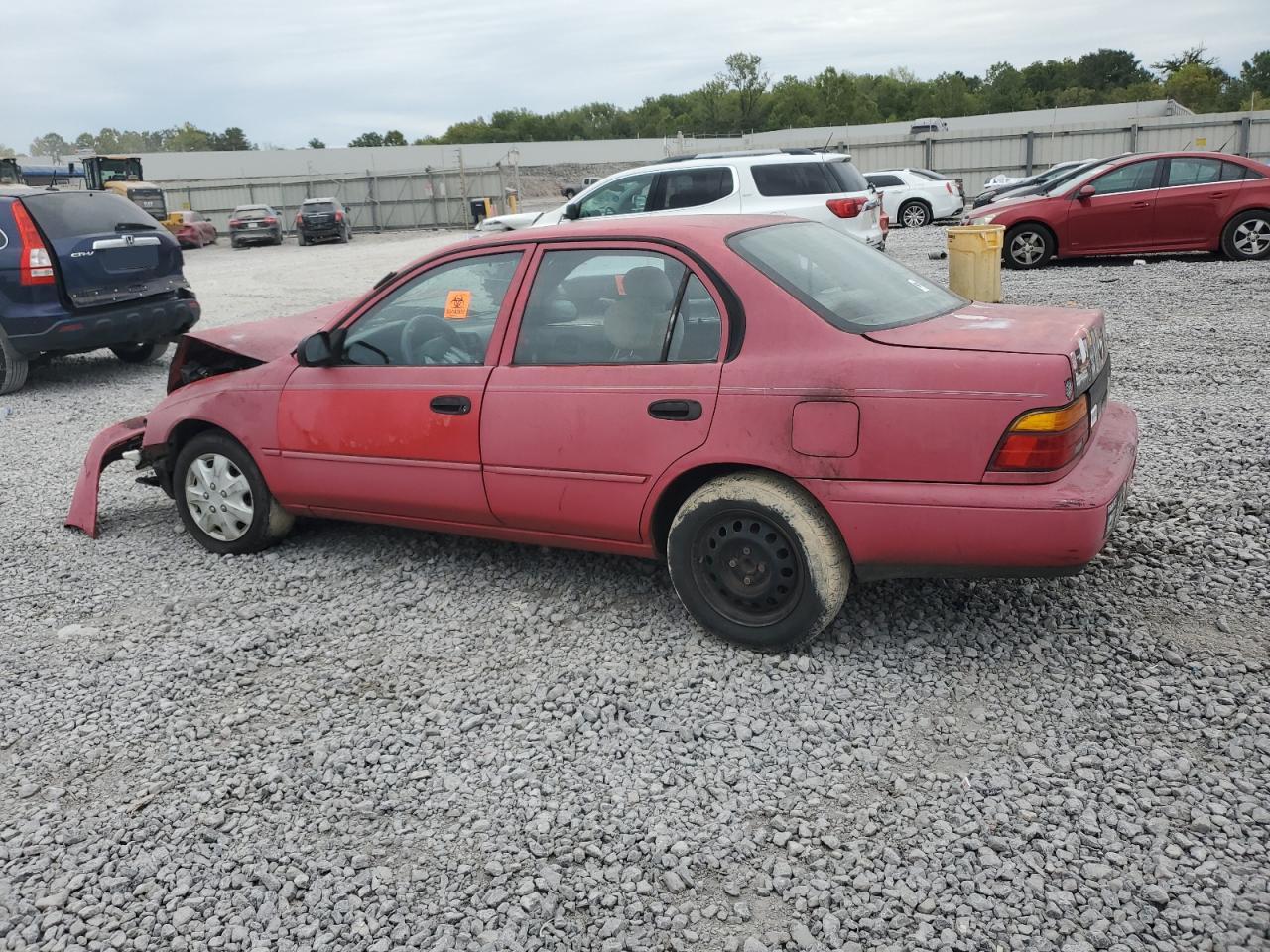1993 Toyota Corolla Красный vin: 1NXAE04E9PZ090808