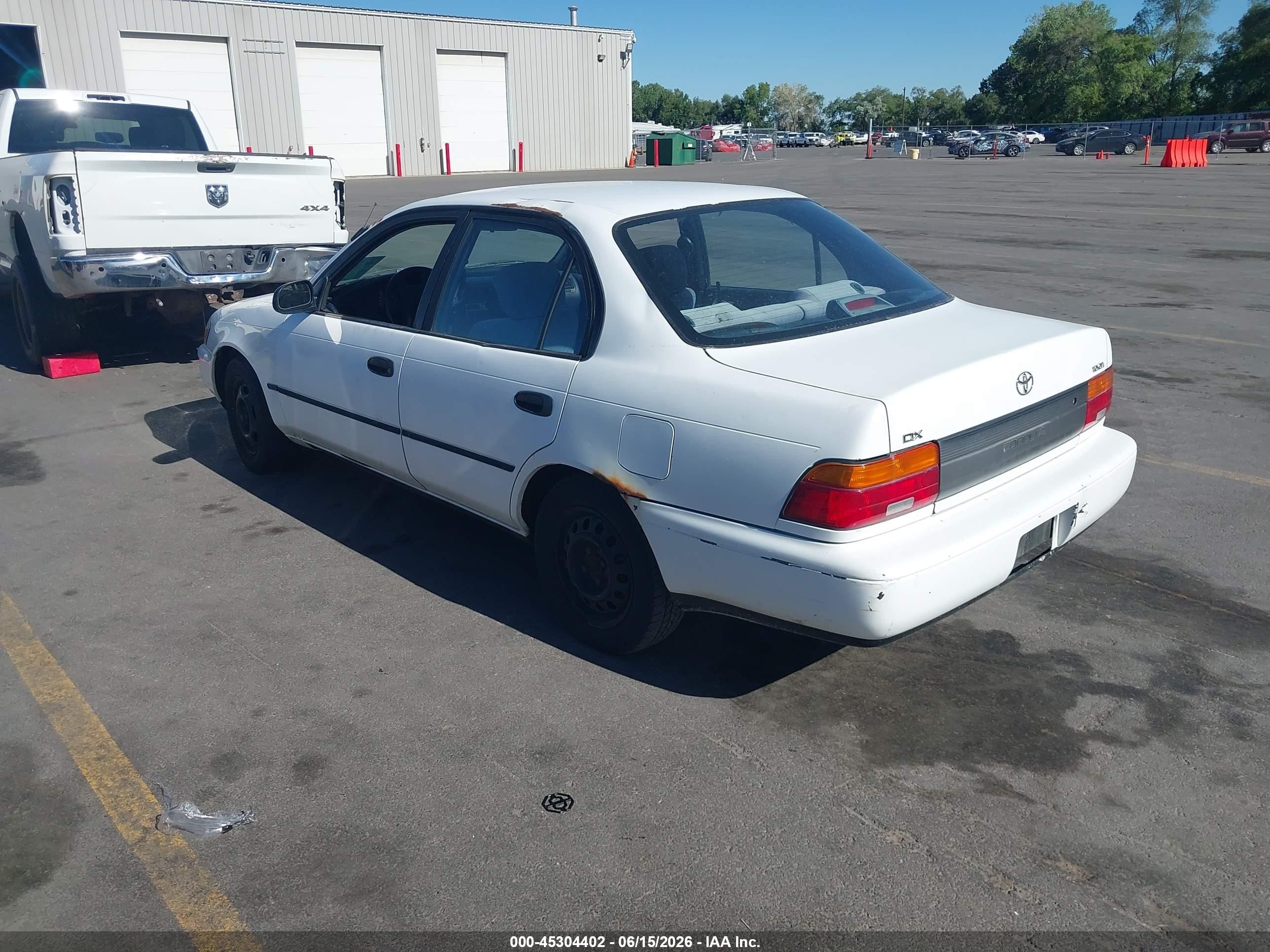 1995 Toyota Corolla Le/dx White vin: 1NXAE09B0SZ333400