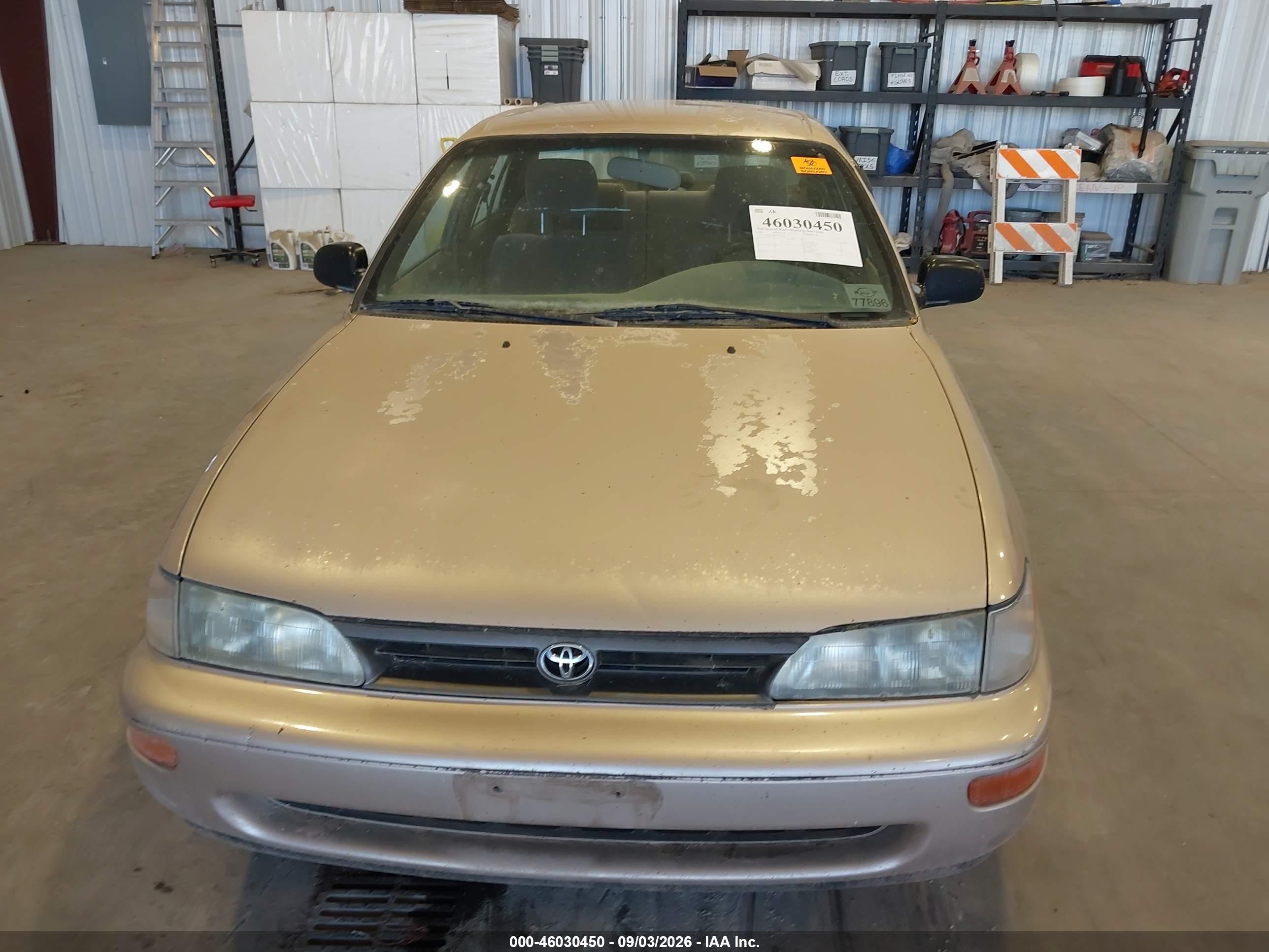 1995 Toyota Corolla Le/dx Желто-коричневый vin: 1NXAE09B1S7326614