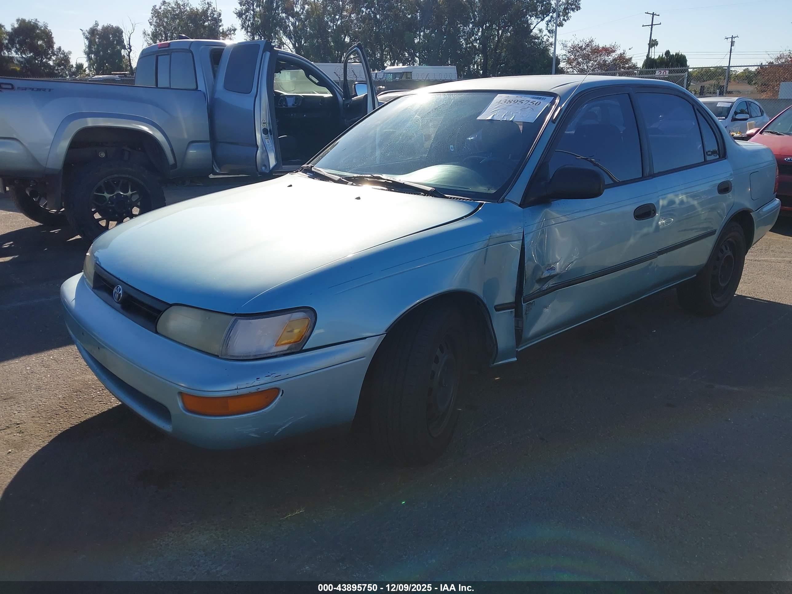 1995 Toyota Corolla Le/dx Teal vin: 1NXAE09B1SZ231443