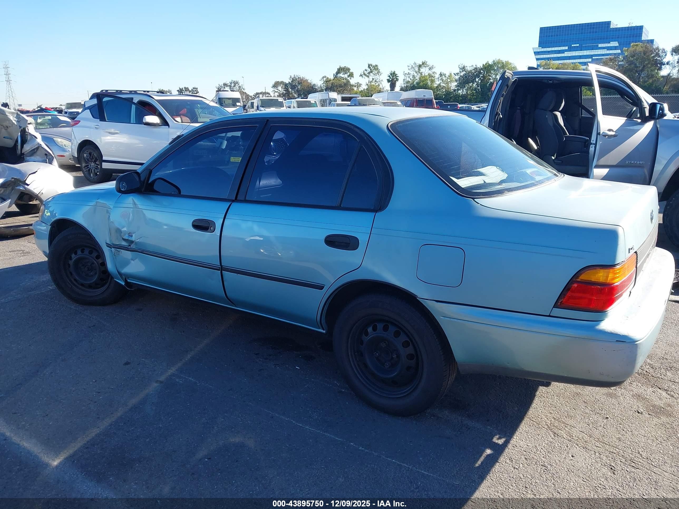 1995 Toyota Corolla Le/dx Teal vin: 1NXAE09B1SZ231443