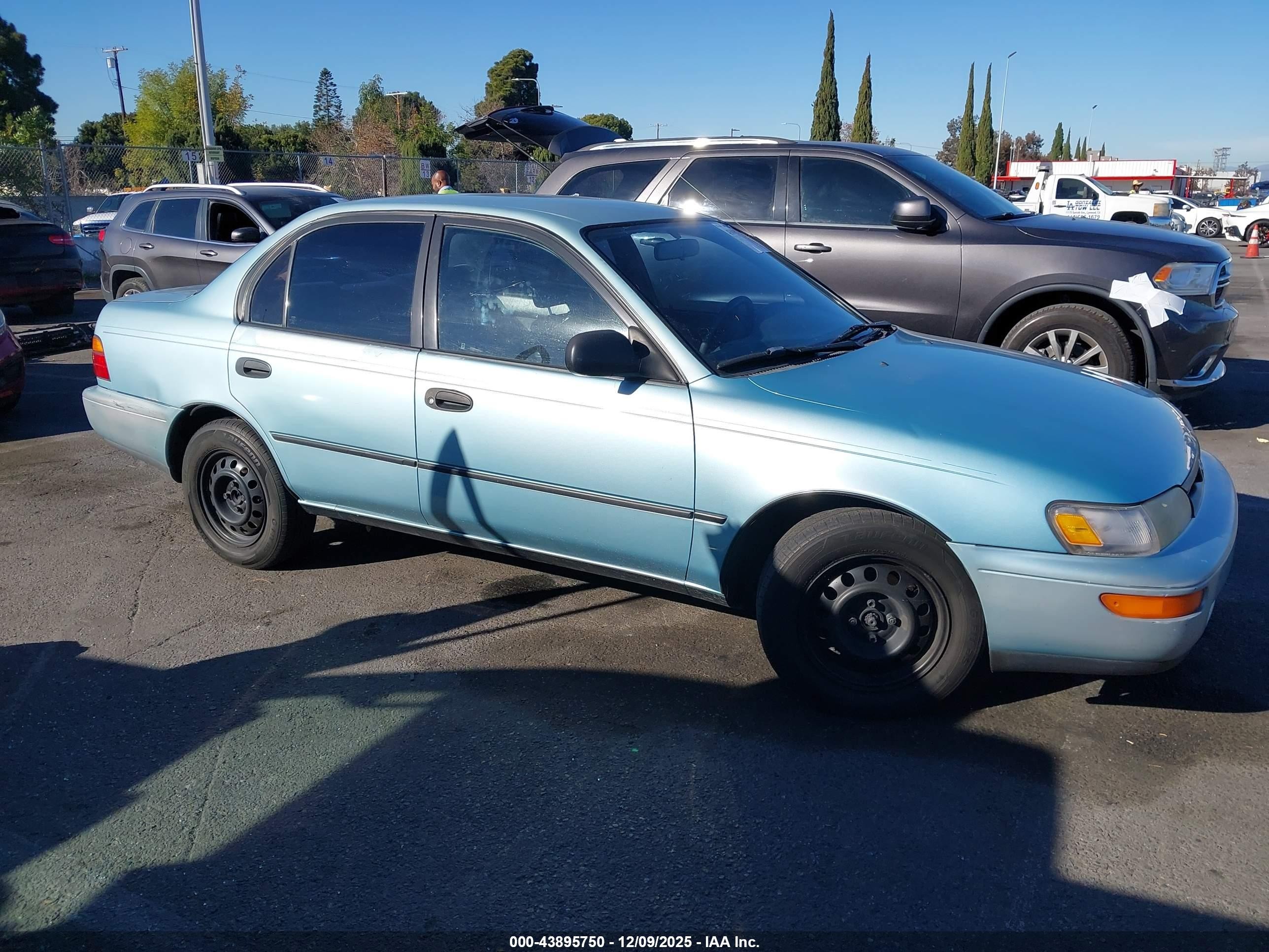 1995 Toyota Corolla Le/dx Teal vin: 1NXAE09B1SZ231443