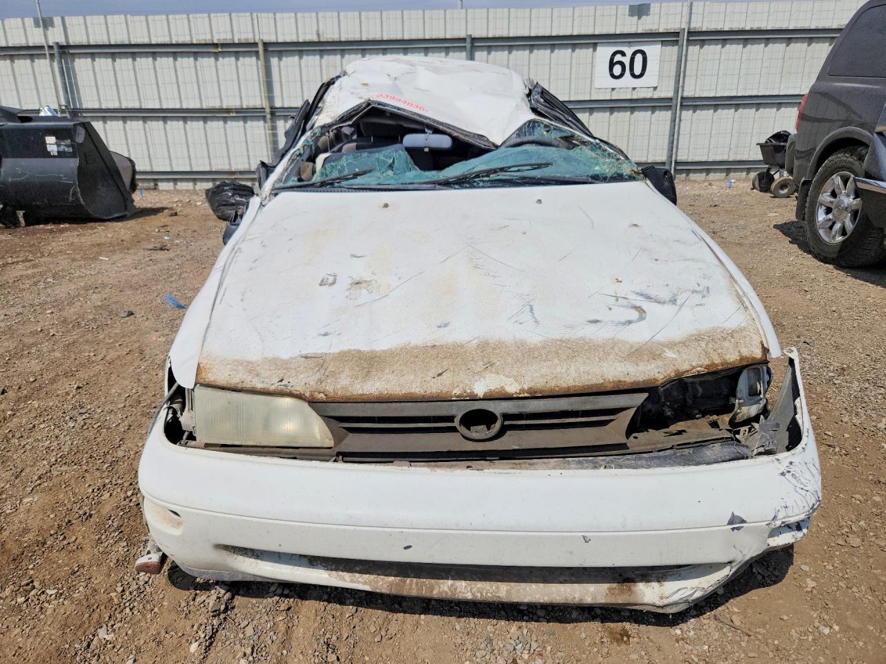 1995 Toyota Corolla Dx White vin: 1NXAE09B1SZ304245
