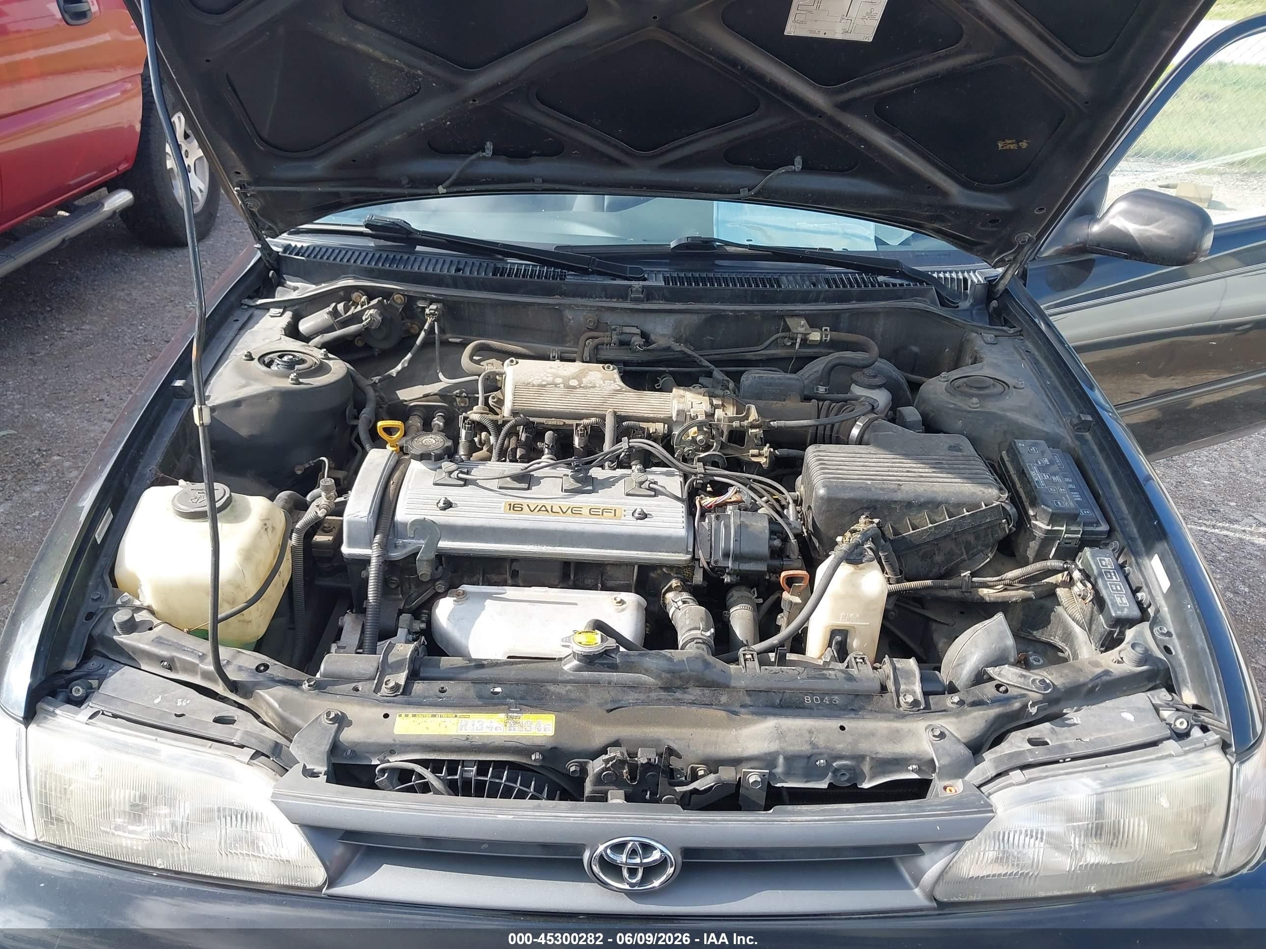 1994 Toyota Corolla Le/dx Black vin: 1NXAE09B2RZ193795