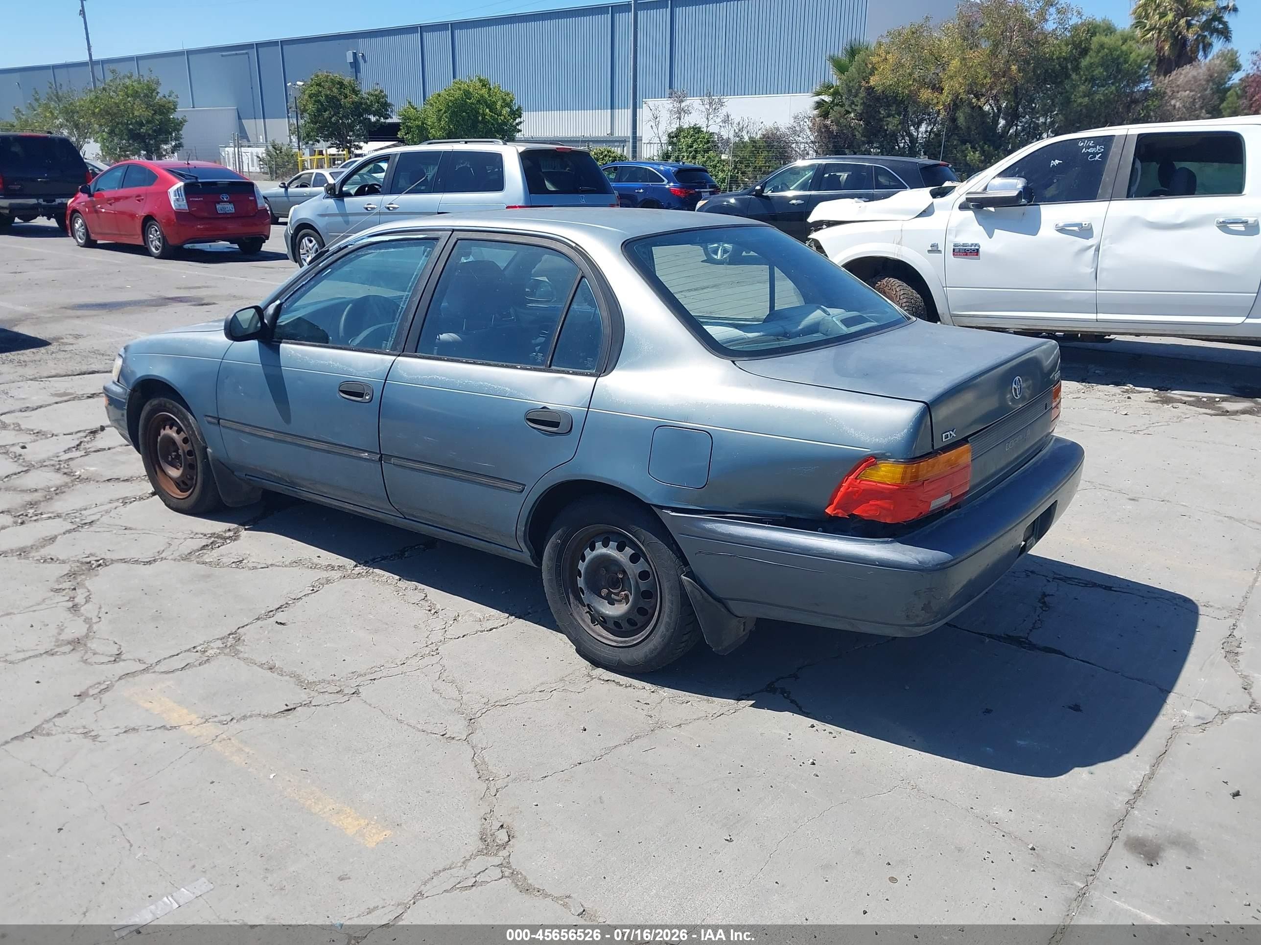 1994 Toyota Corolla Le/dx Blue vin: 1NXAE09B2RZ224303