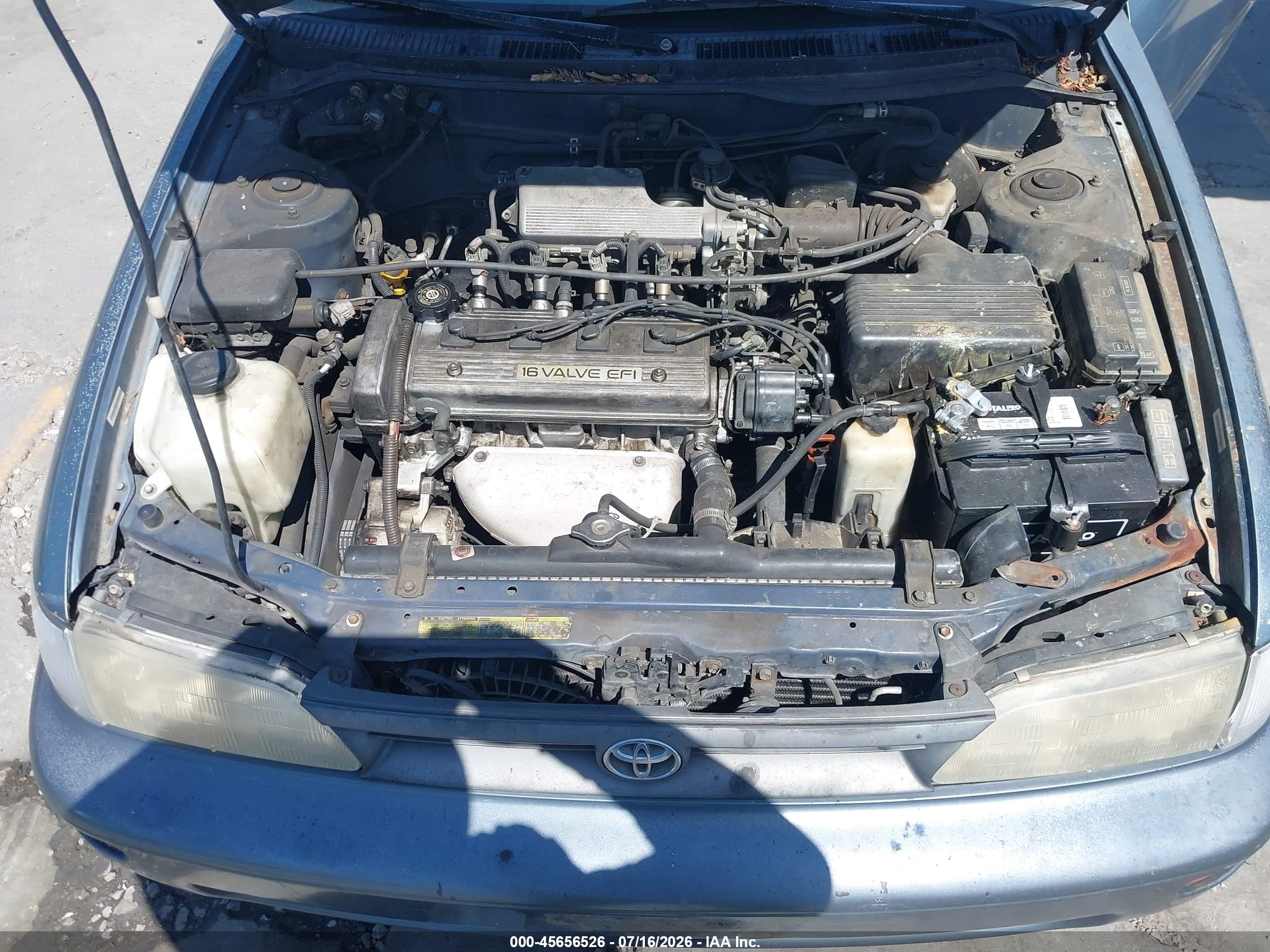1994 Toyota Corolla Le/dx Blue vin: 1NXAE09B2RZ224303