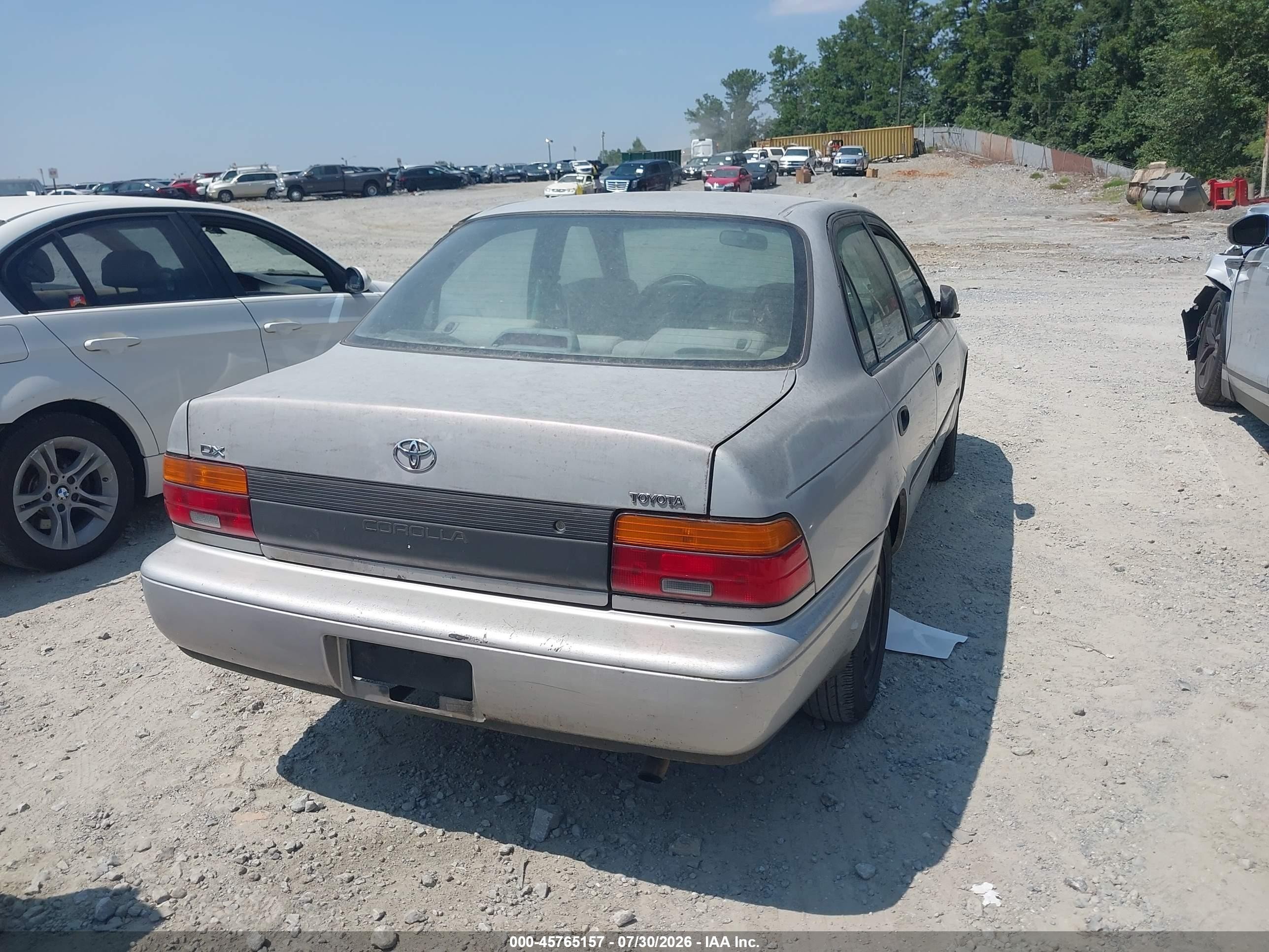 1994 Toyota Corolla Le/dx Silver vin: 1NXAE09B4RZ171328