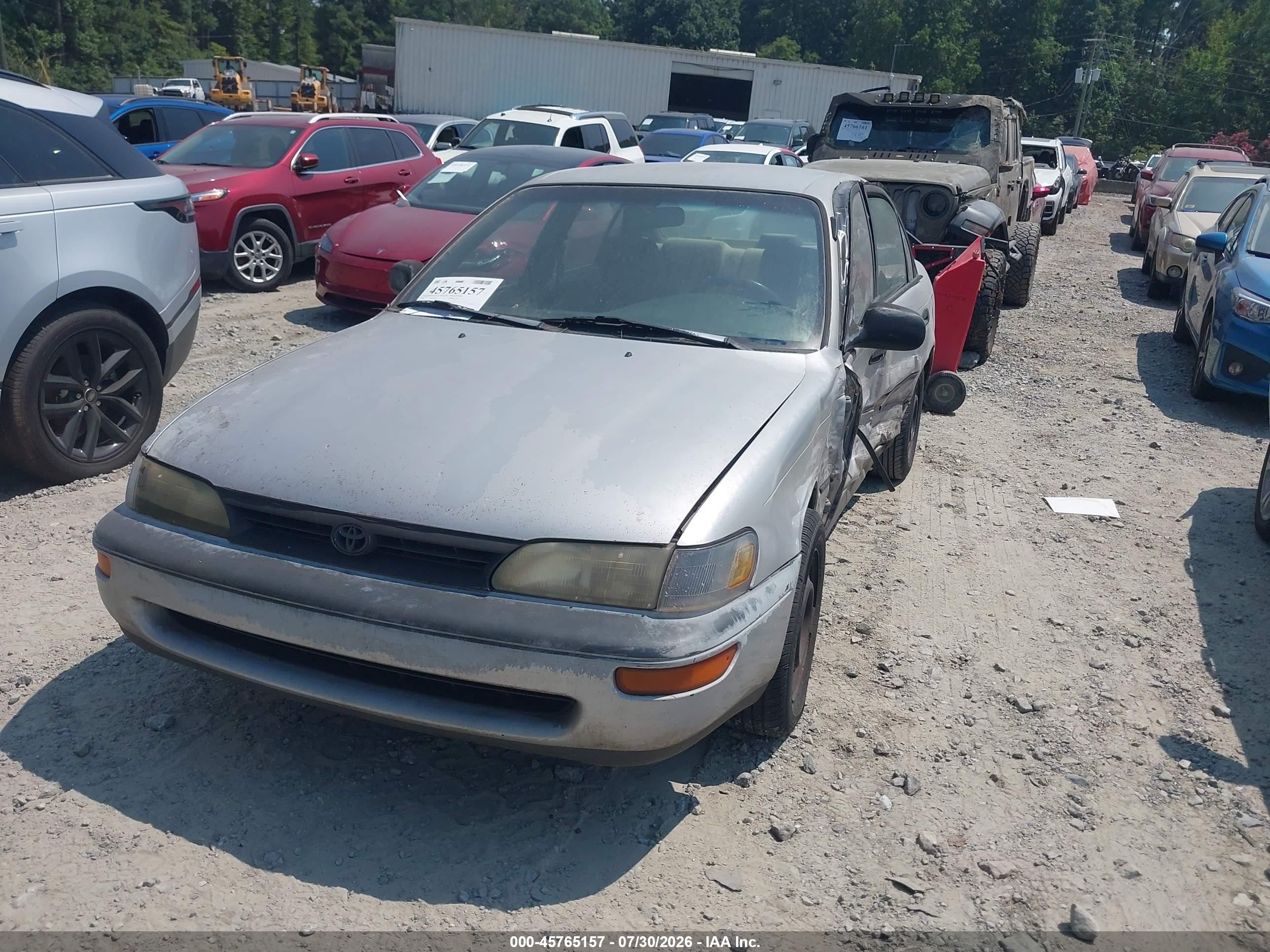 1994 Toyota Corolla Le/dx Silver vin: 1NXAE09B4RZ171328