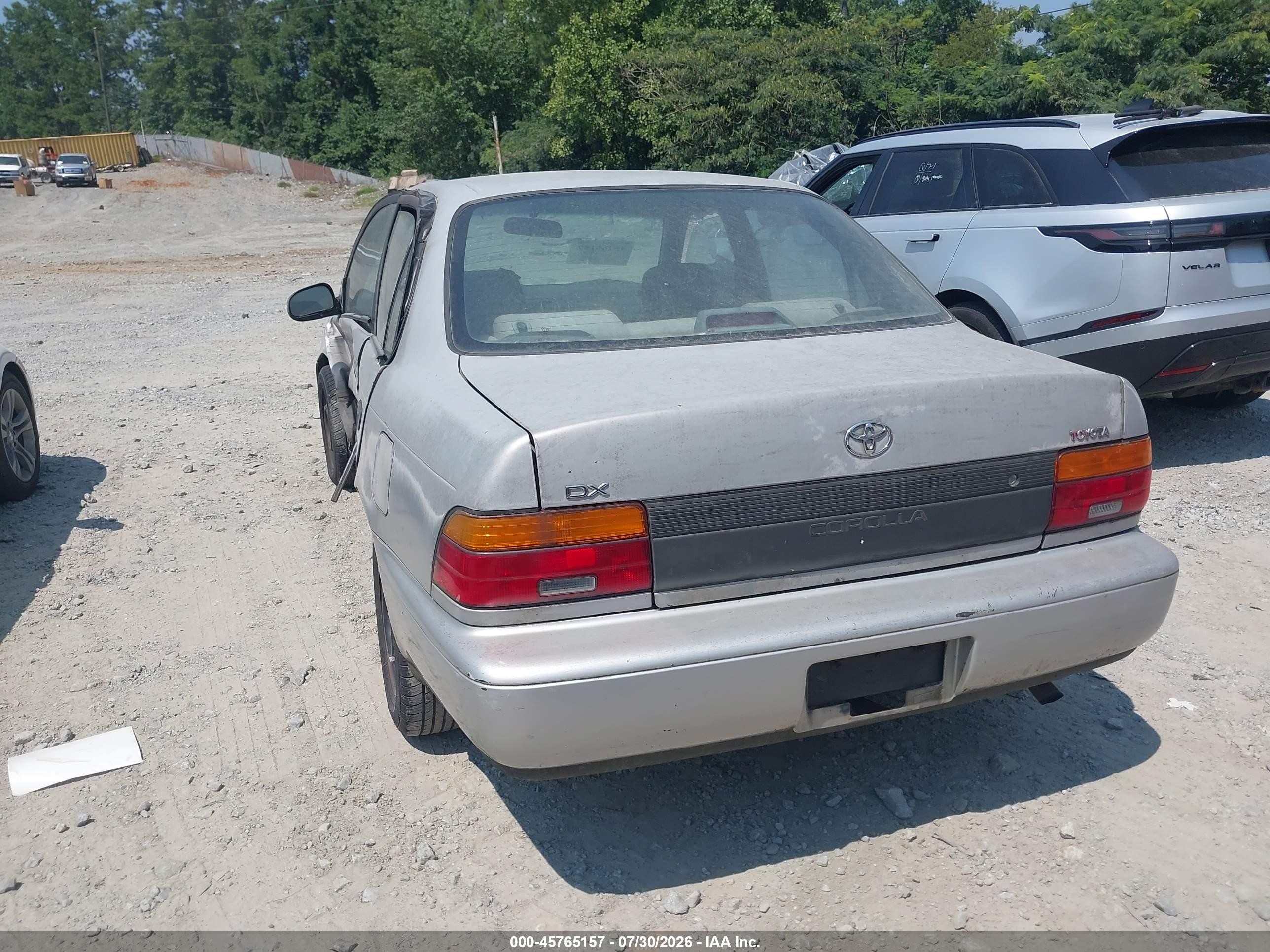 1994 Toyota Corolla Le/dx Silver vin: 1NXAE09B4RZ171328