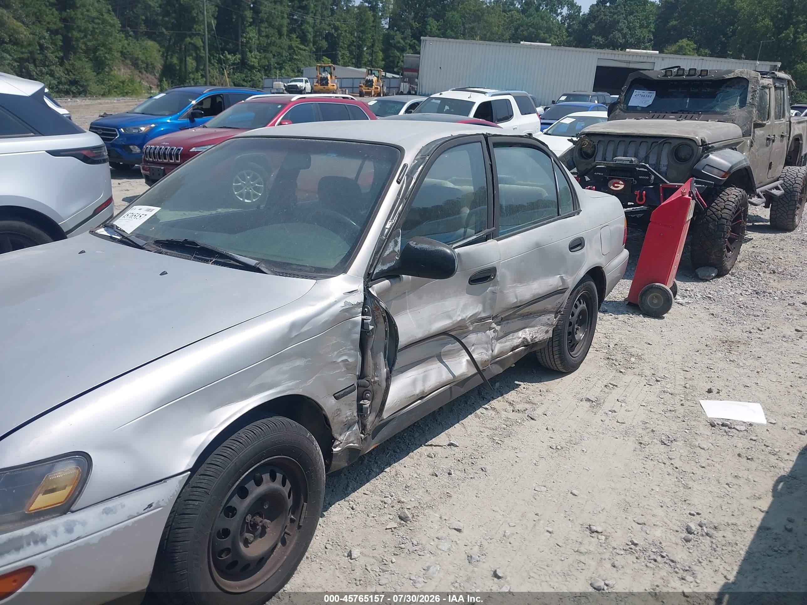 1994 Toyota Corolla Le/dx Silver vin: 1NXAE09B4RZ171328