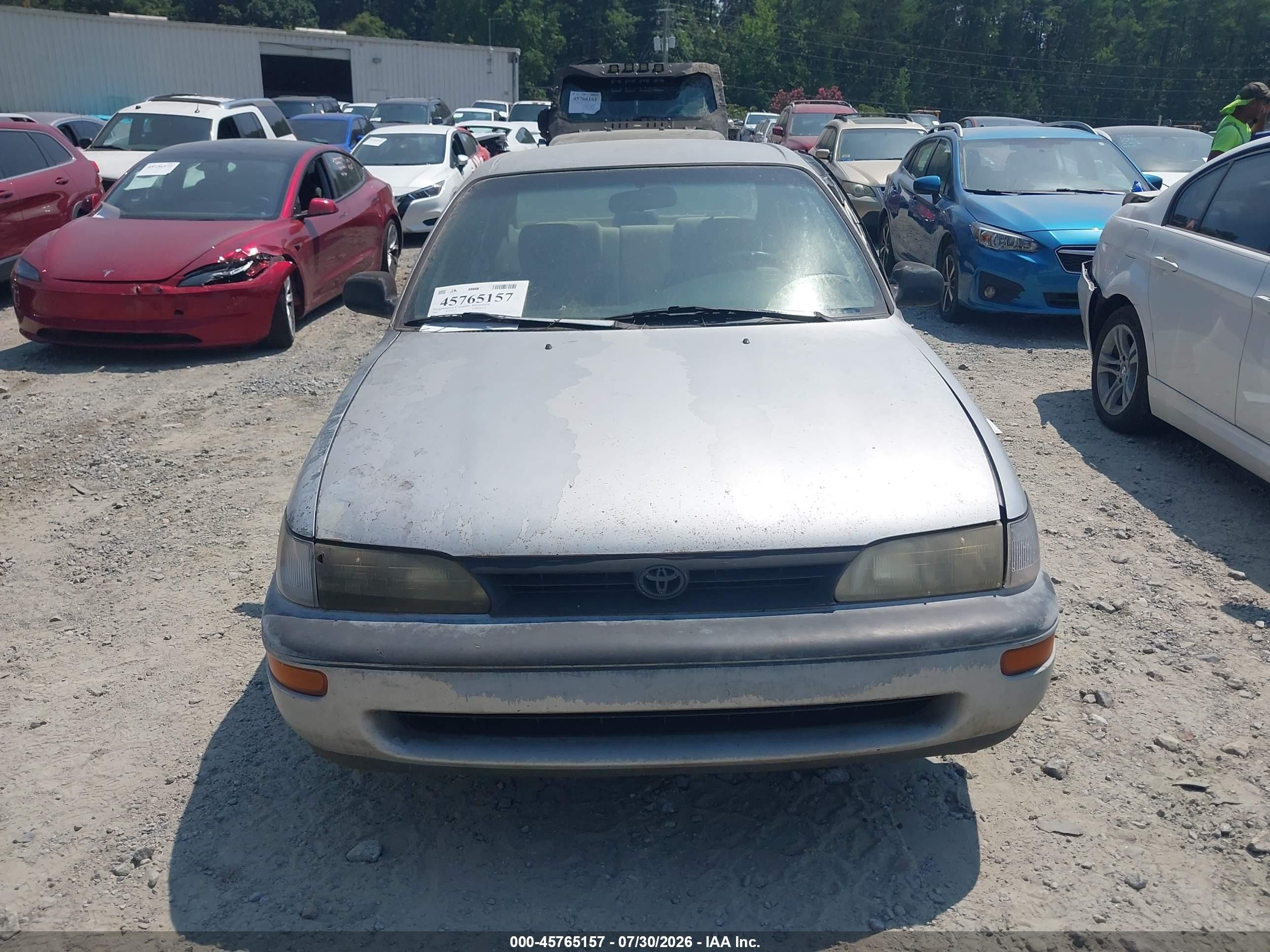 1994 Toyota Corolla Le/dx Silver vin: 1NXAE09B4RZ171328