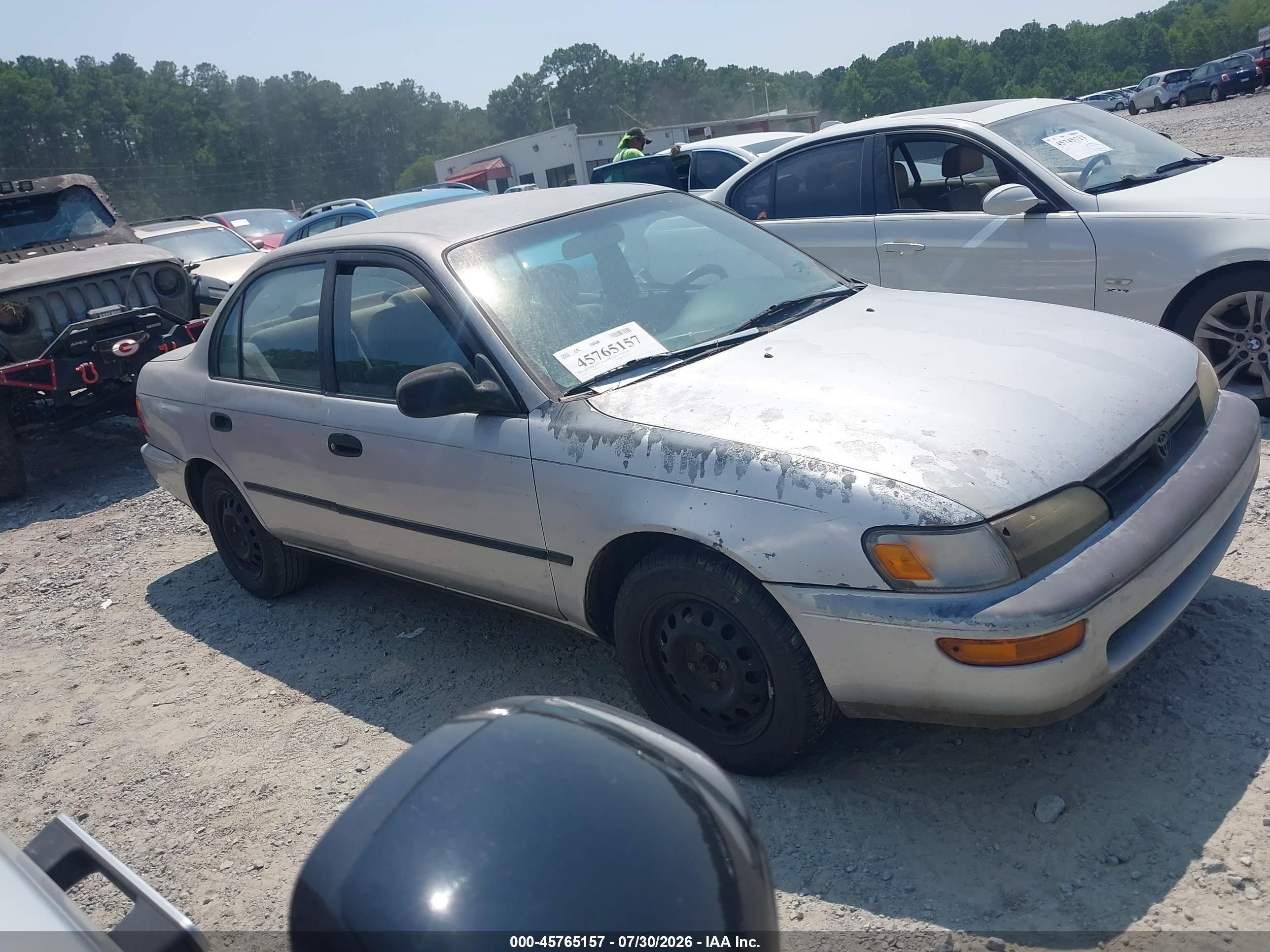 1994 Toyota Corolla Le/dx Silver vin: 1NXAE09B4RZ171328
