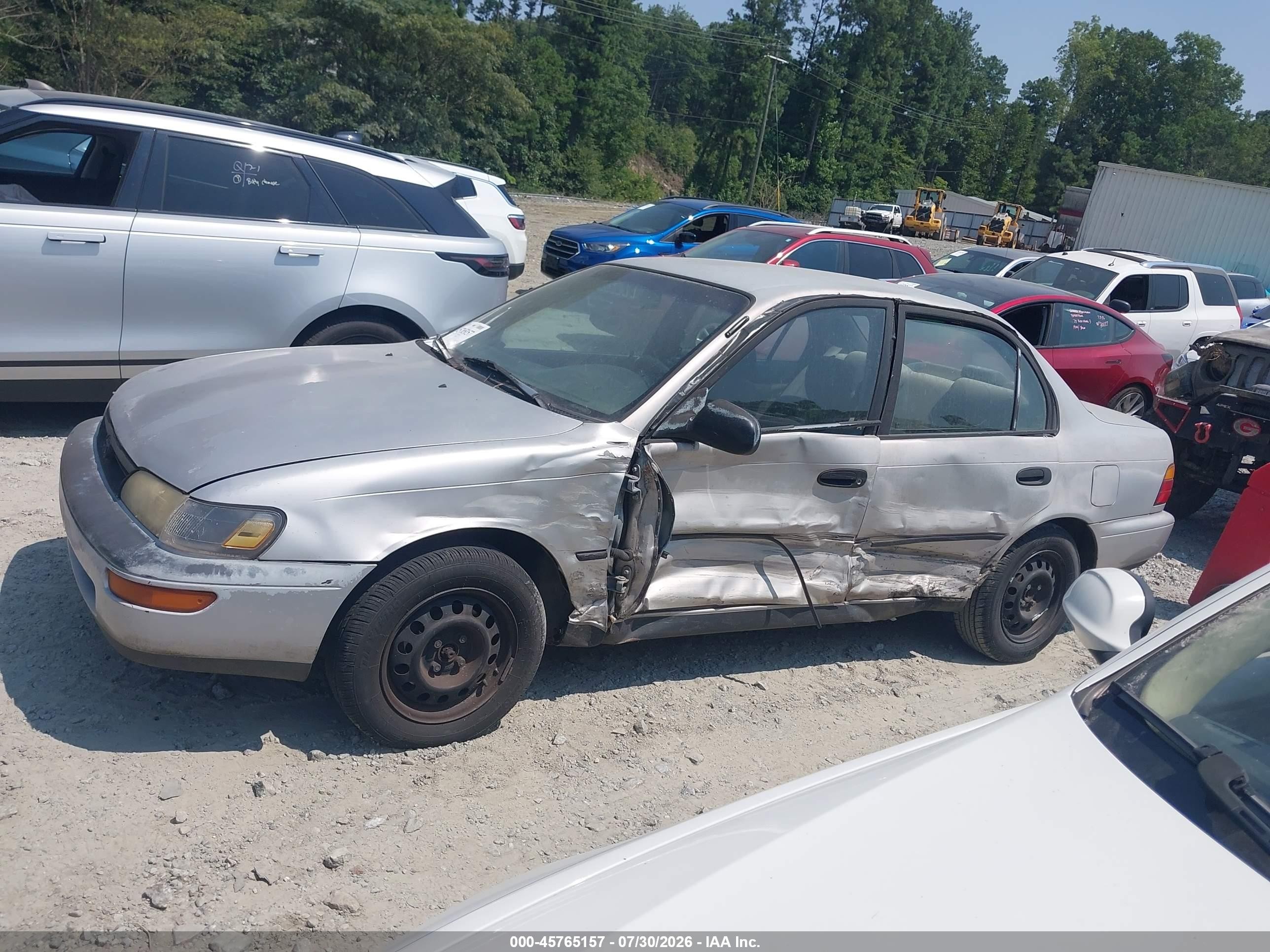 1994 Toyota Corolla Le/dx Silver vin: 1NXAE09B4RZ171328
