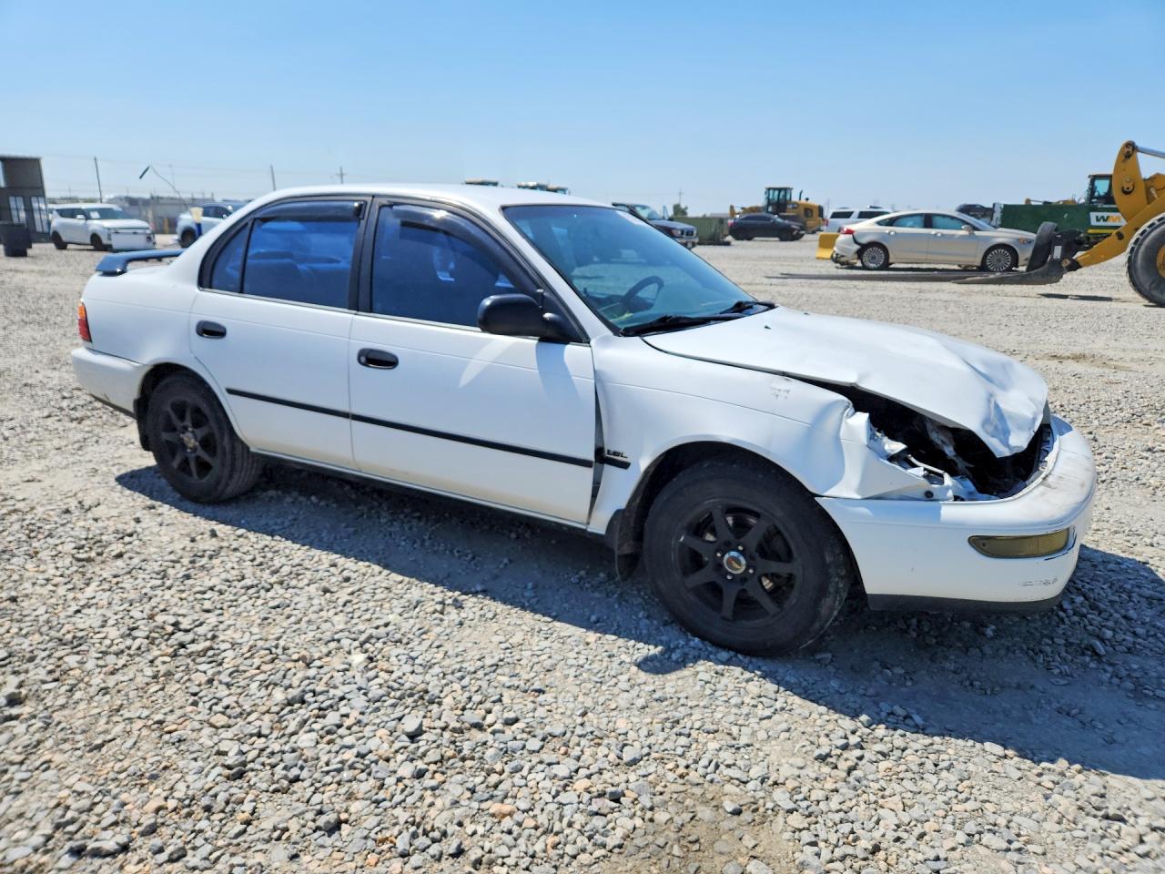1995 Toyota Corolla Dx White vin: 1NXAE09B4SZ242114