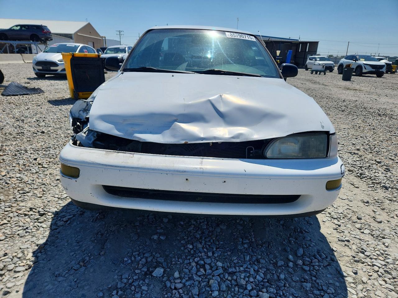1995 Toyota Corolla Dx White vin: 1NXAE09B4SZ242114
