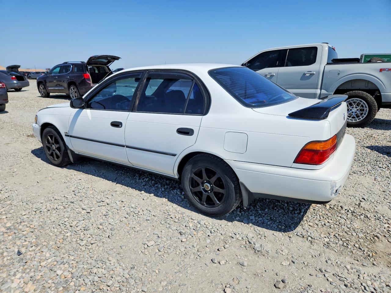 1995 Toyota Corolla Dx White vin: 1NXAE09B4SZ242114