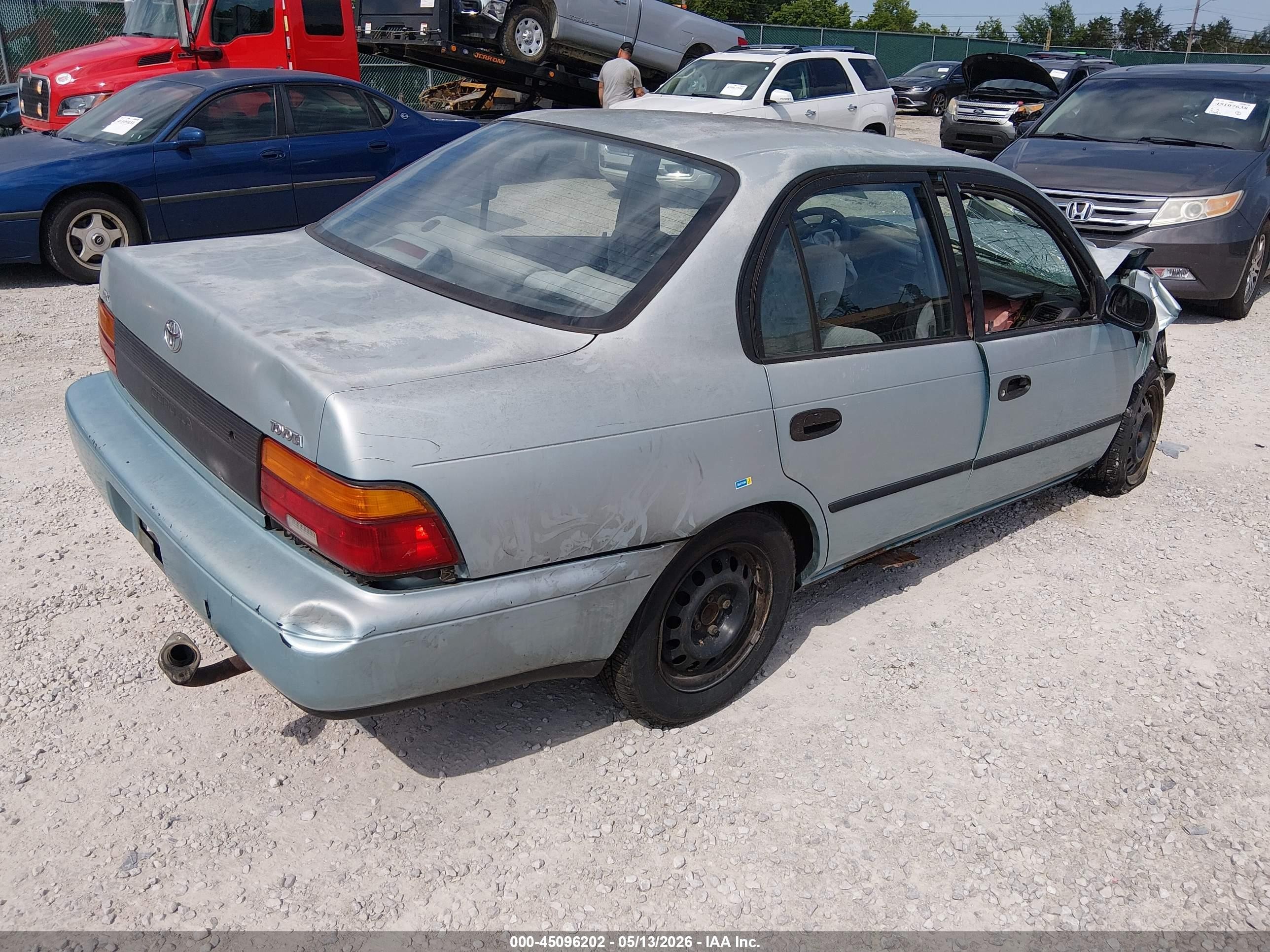 1995 Toyota Corolla Le/dx Teal vin: 1NXAE09B7SZ327092