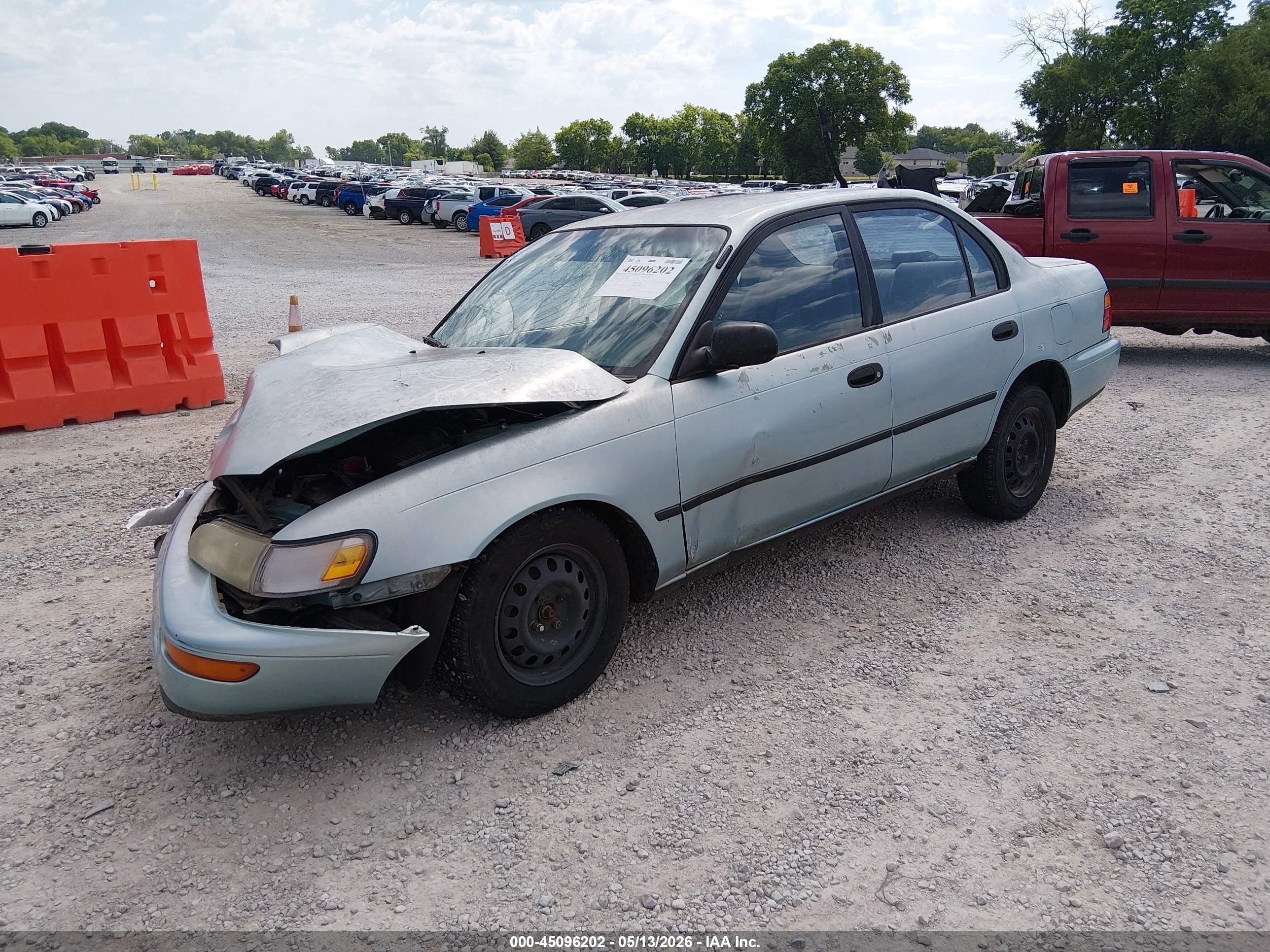 1995 Toyota Corolla Le/dx Teal vin: 1NXAE09B7SZ327092