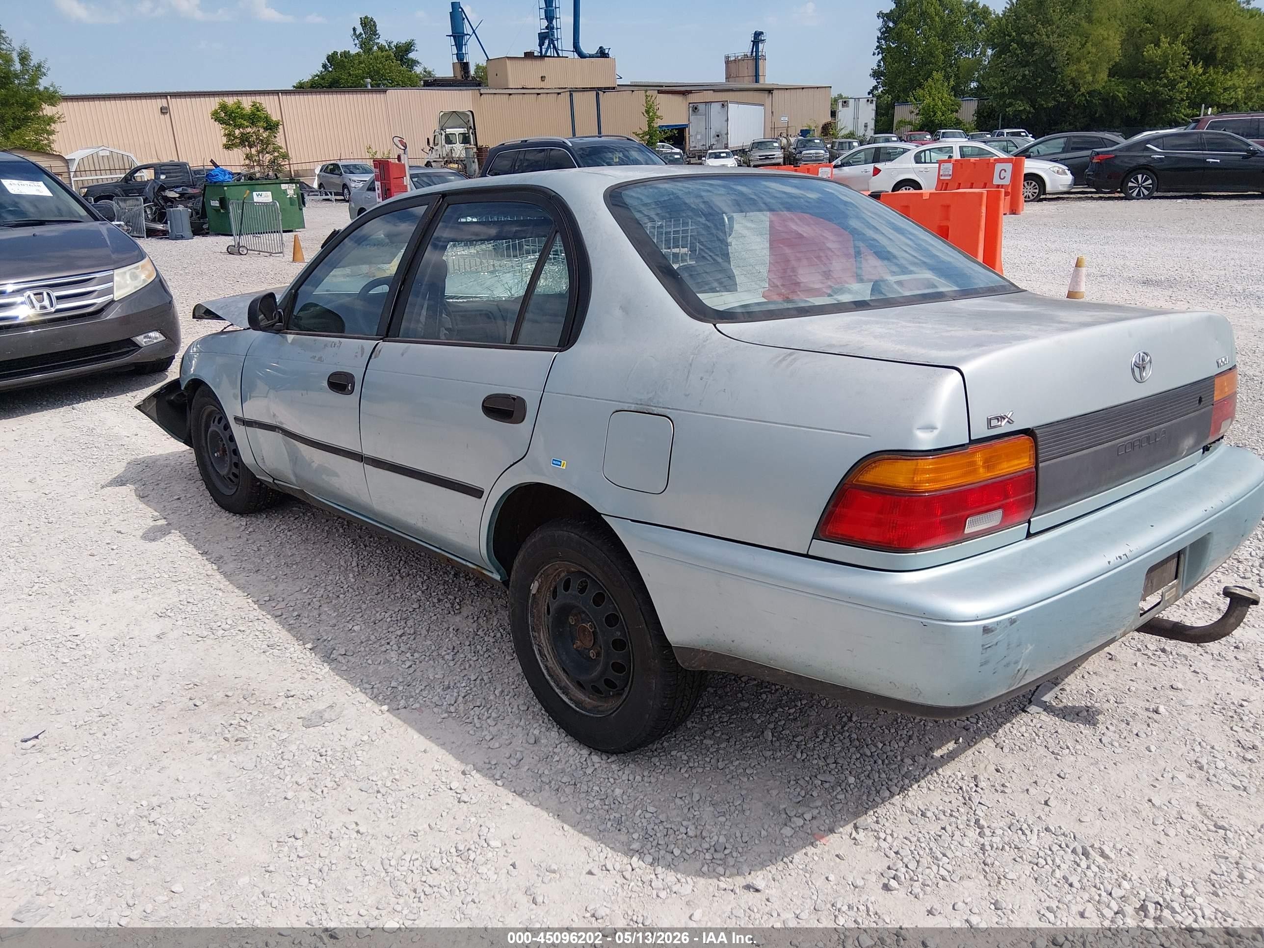 1995 Toyota Corolla Le/dx Teal vin: 1NXAE09B7SZ327092