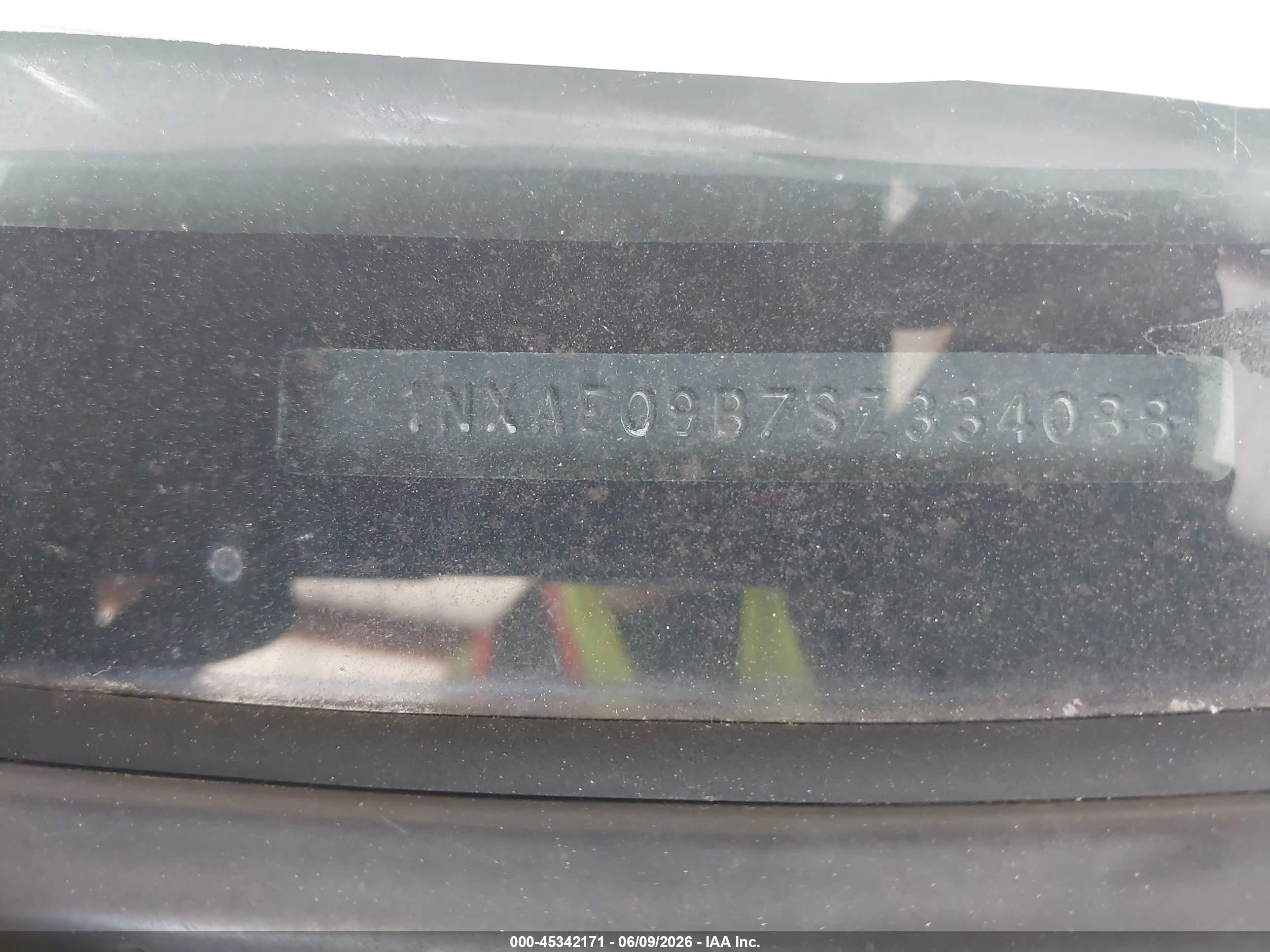 1995 Toyota Corolla Le/dx Gold vin: 1NXAE09B7SZ334088