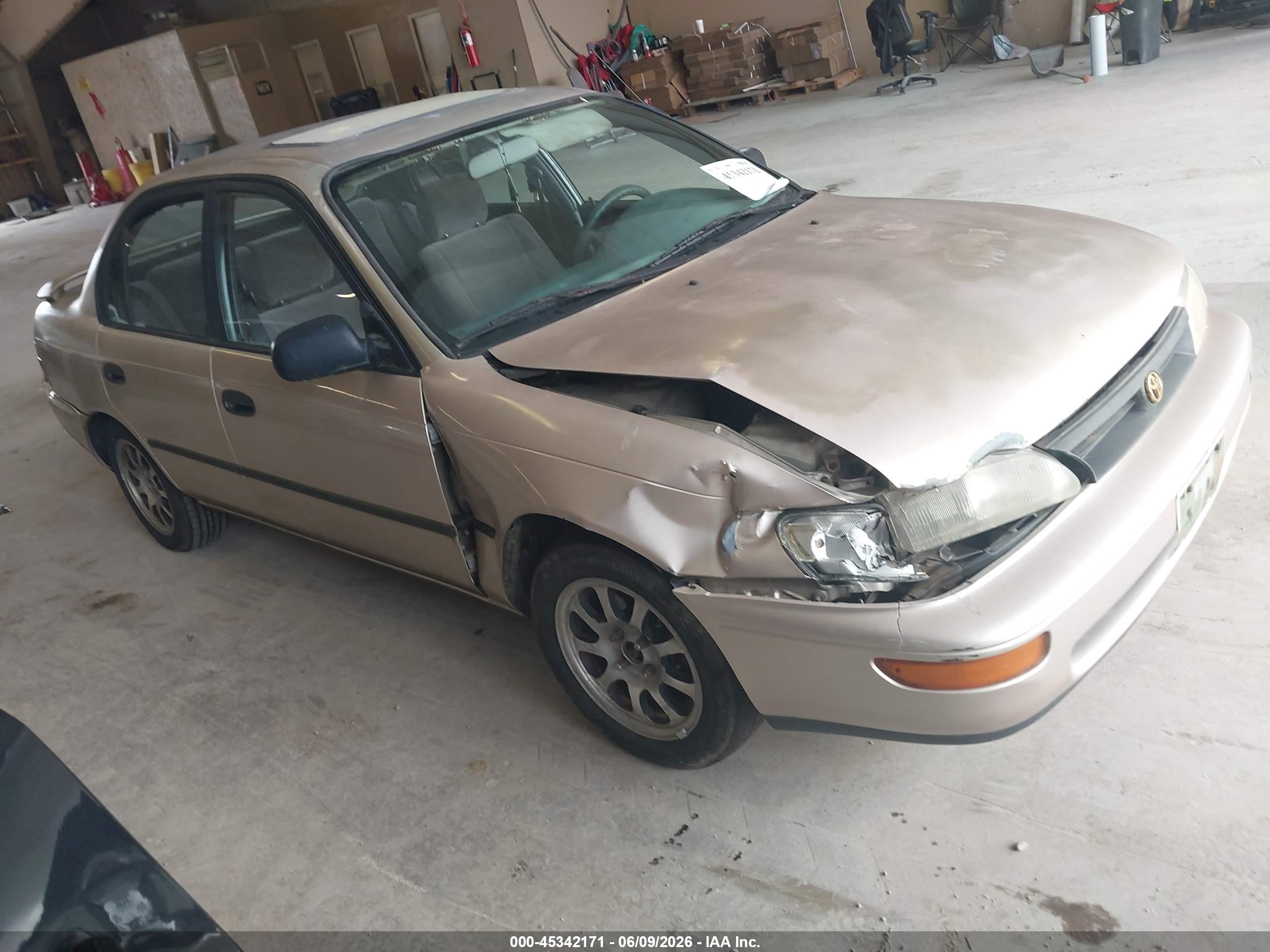1995 Toyota Corolla Le/dx Gold vin: 1NXAE09B7SZ334088