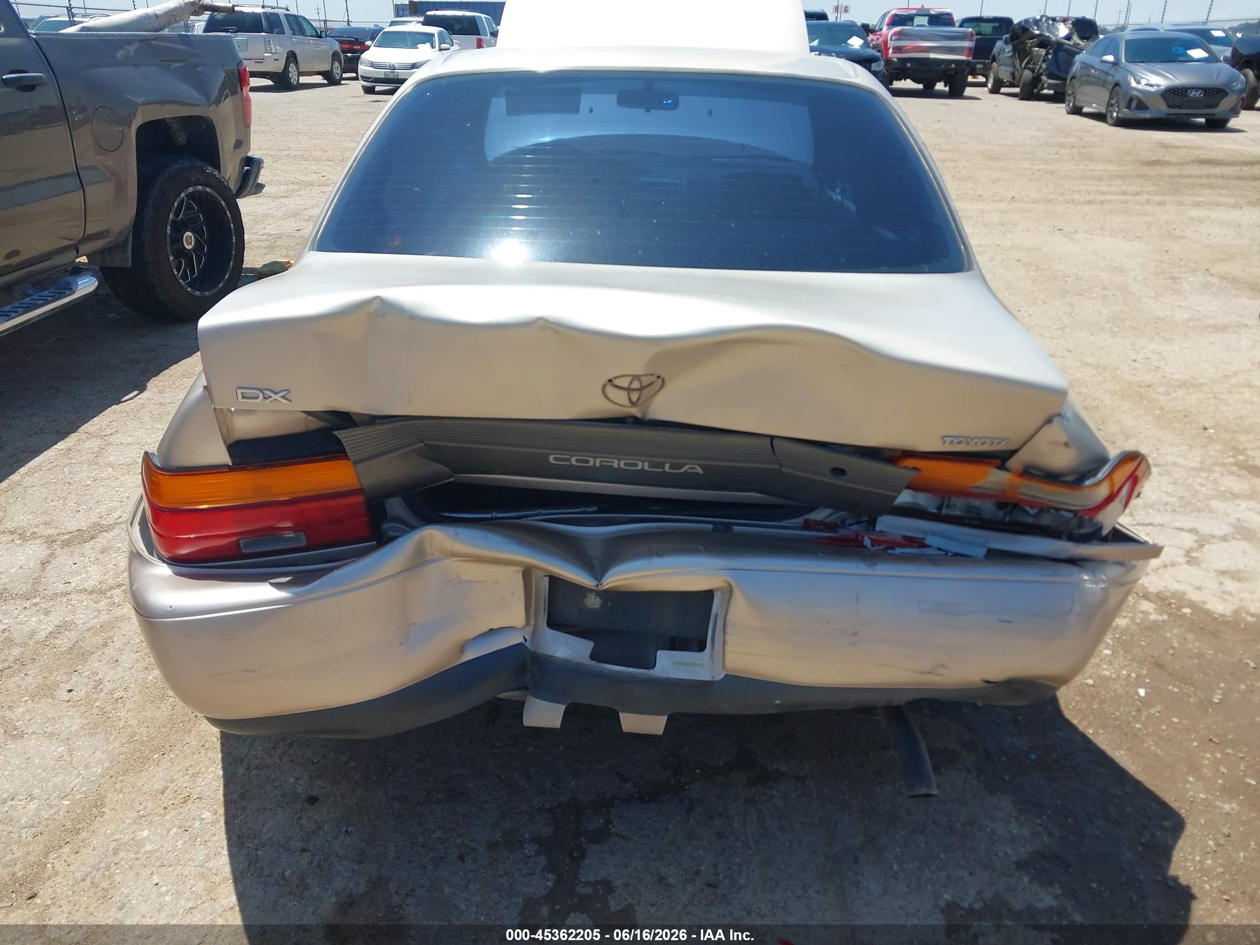 1995 Toyota Corolla Le/dx Beige vin: 1NXAE09B8SZ333175