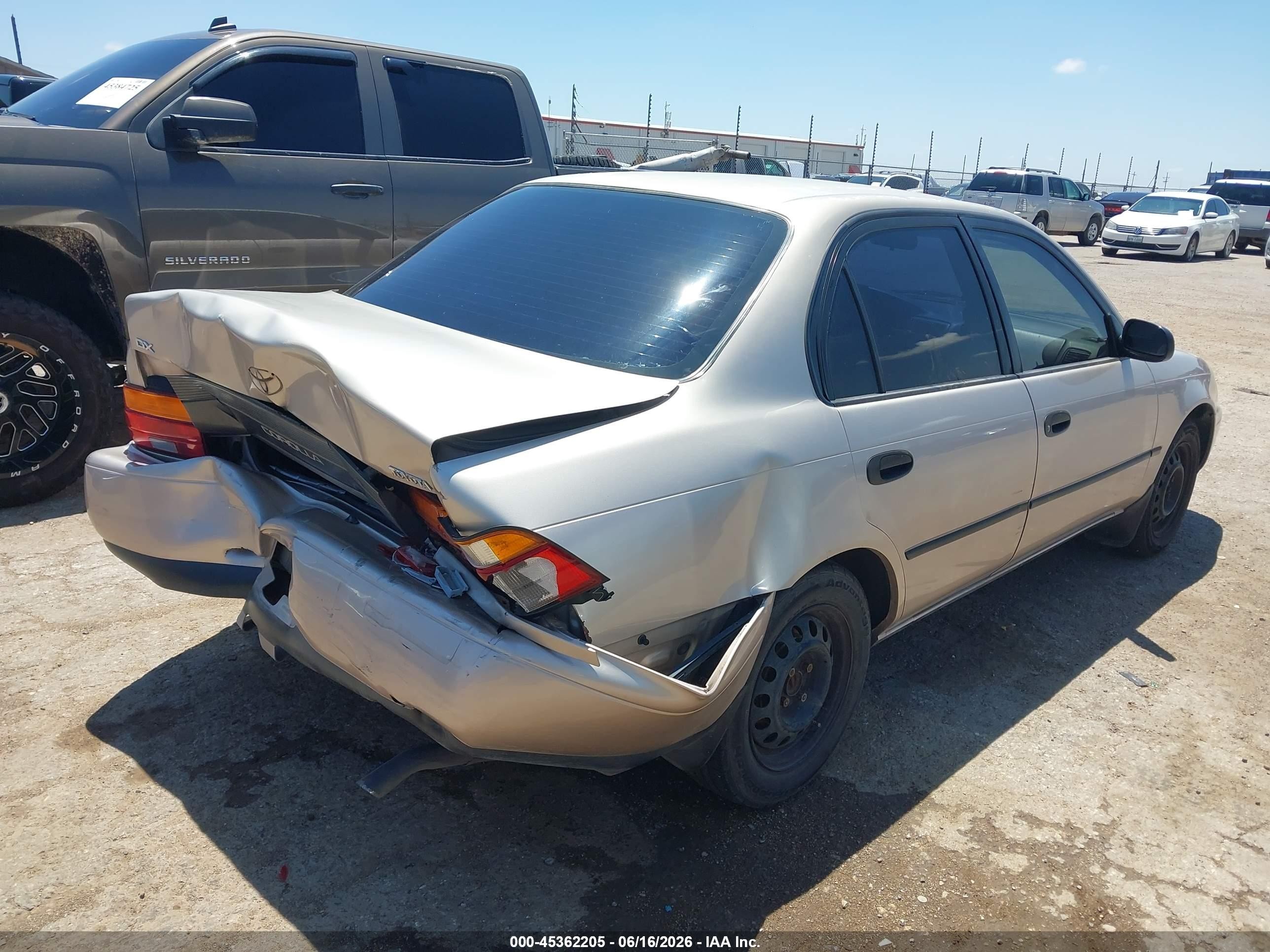 1995 Toyota Corolla Le/dx Beige vin: 1NXAE09B8SZ333175