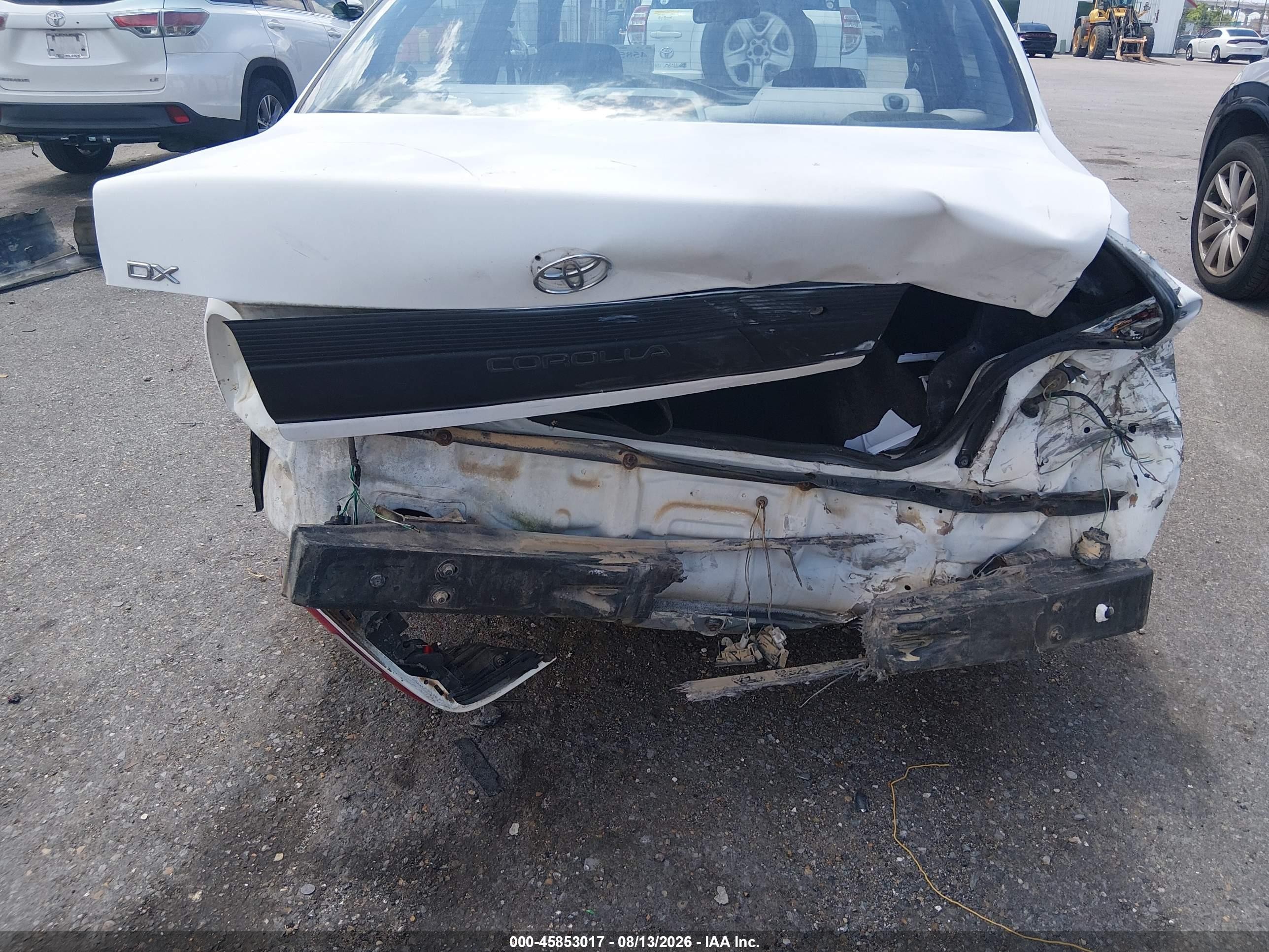 1994 Toyota Corolla Le/dx White vin: 1NXAE09B9RZ194698