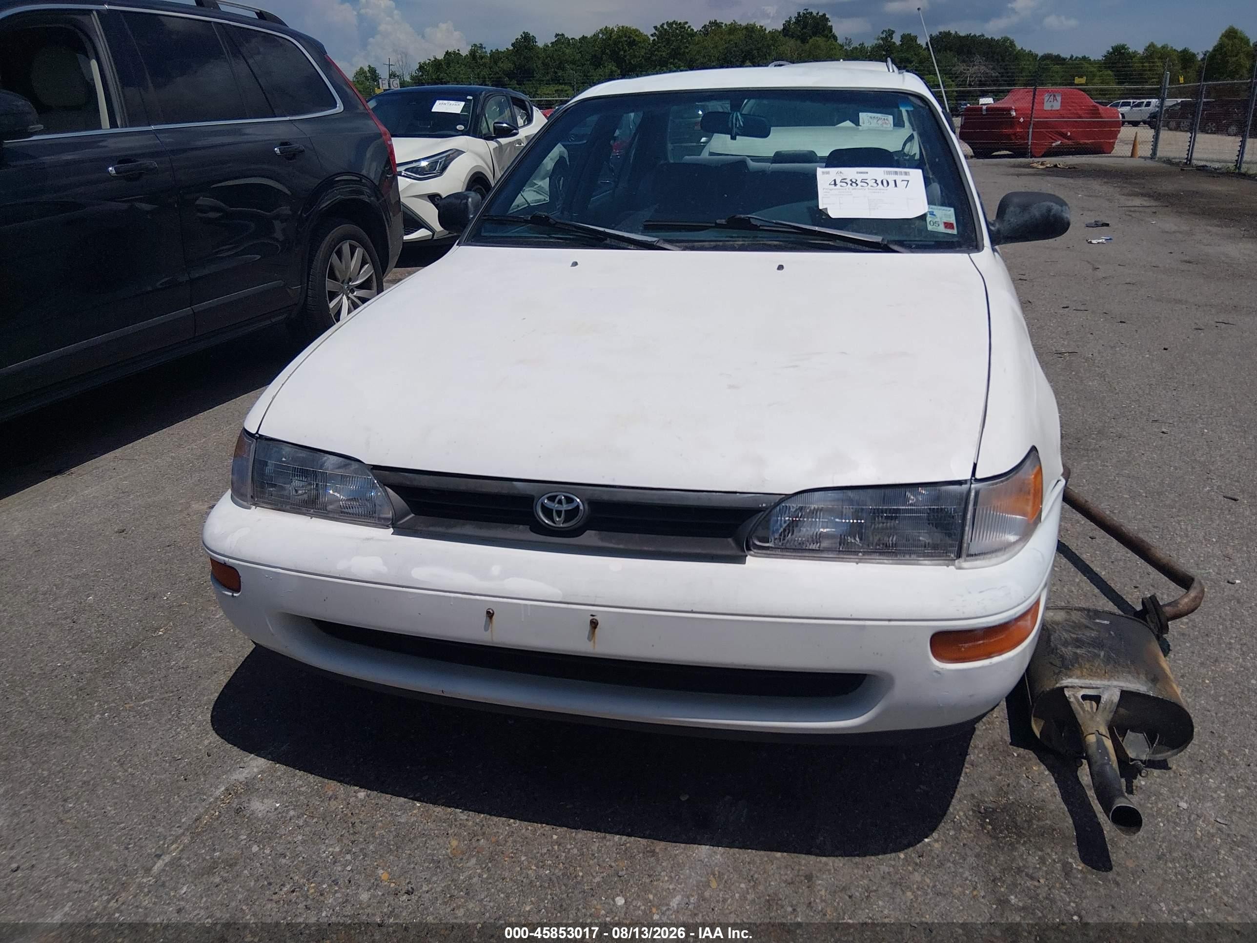 1994 Toyota Corolla Le/dx White vin: 1NXAE09B9RZ194698