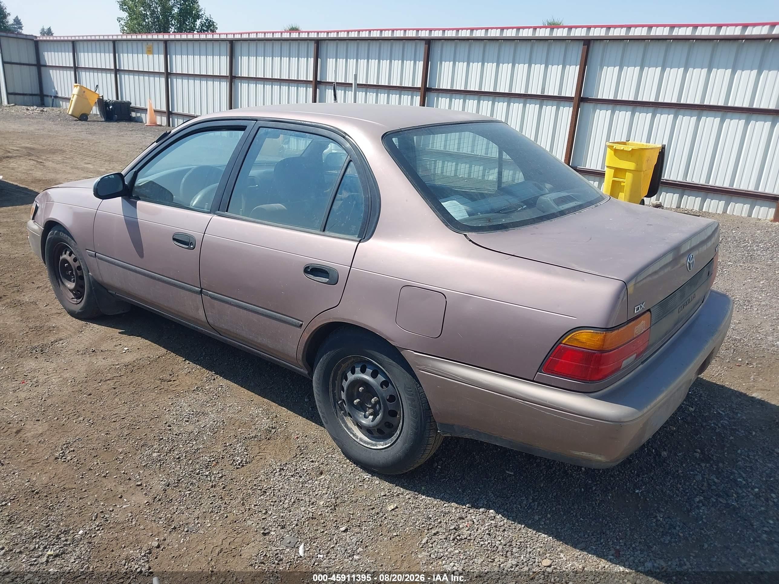 1993 Toyota Corolla Le/dx Коричневый vin: 1NXAE09E0PZ112770