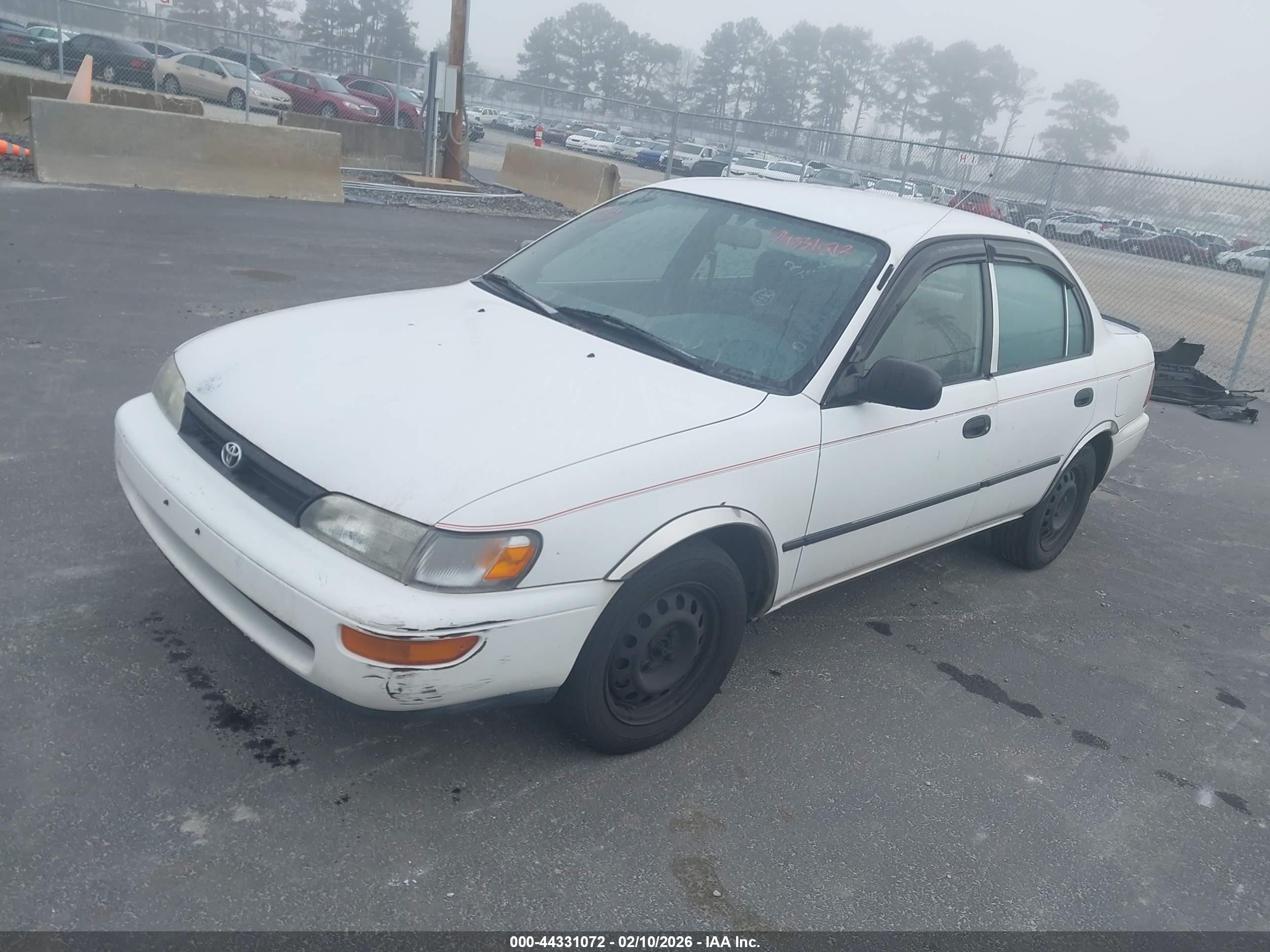 1993 Toyota Corolla Le/dx White vin: 1NXAE09E1PZ099513