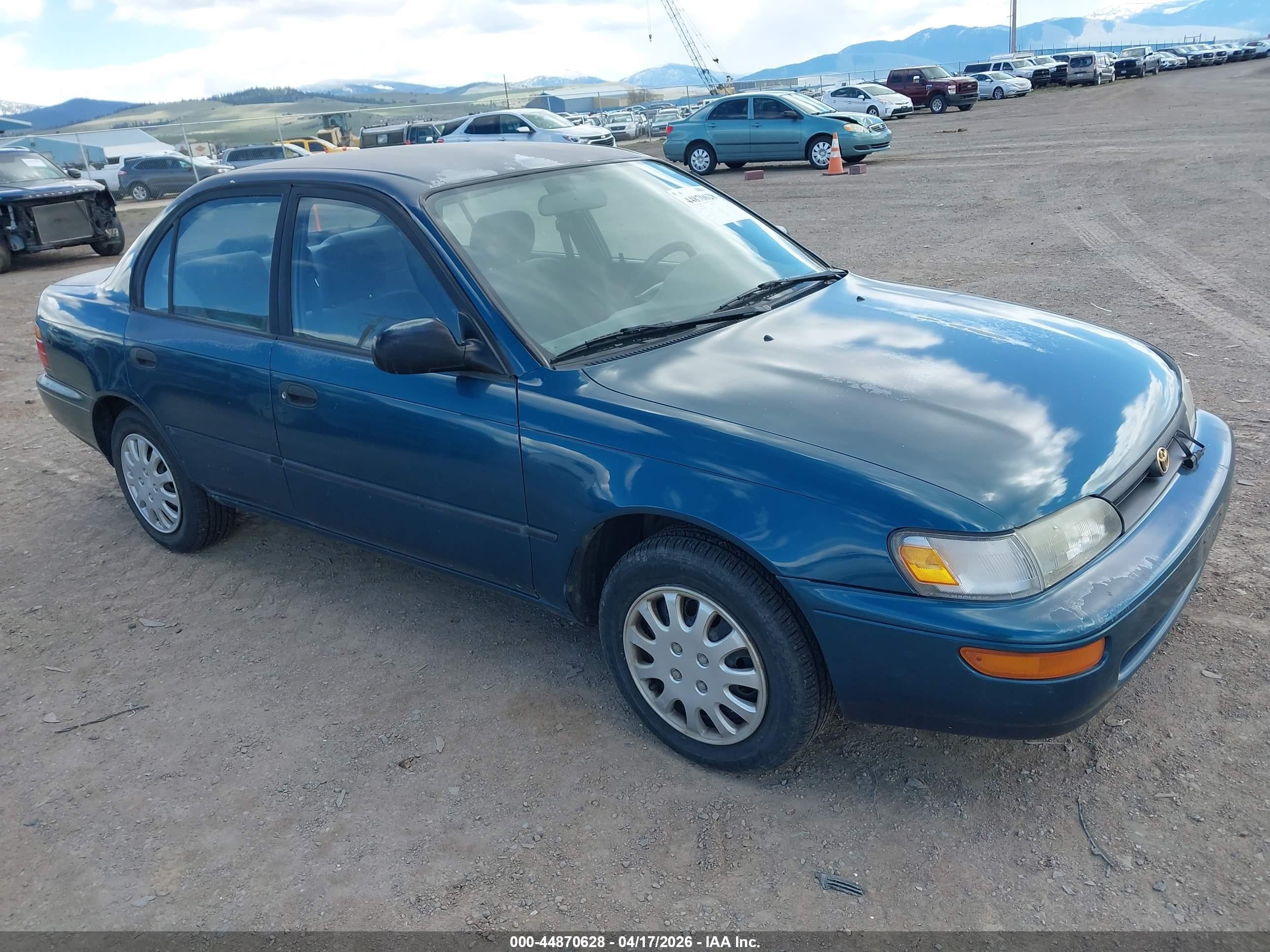 1993 Toyota Corolla Le/dx Green vin: 1NXAE09E3PZ086004