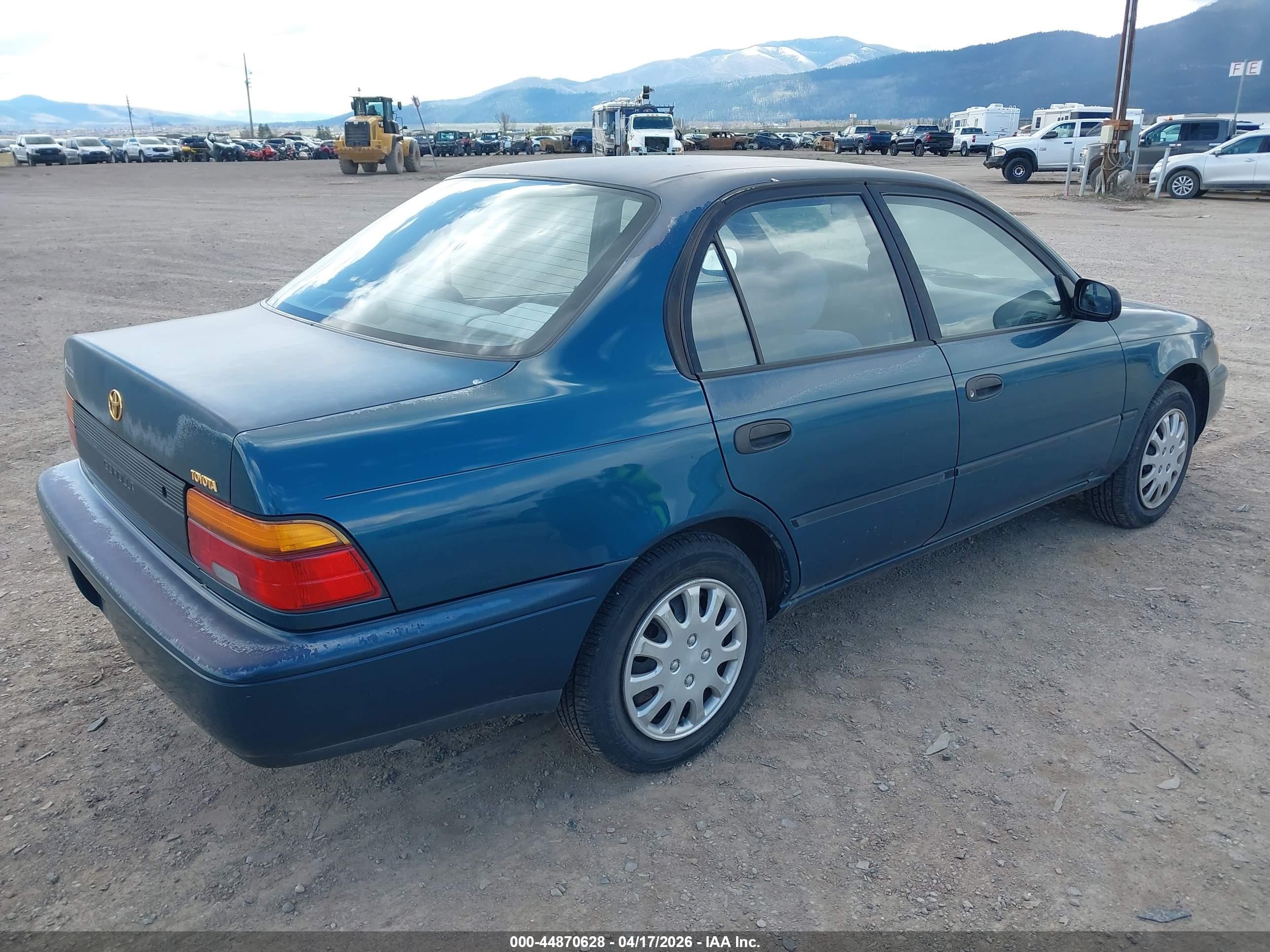 1993 Toyota Corolla Le/dx Green vin: 1NXAE09E3PZ086004