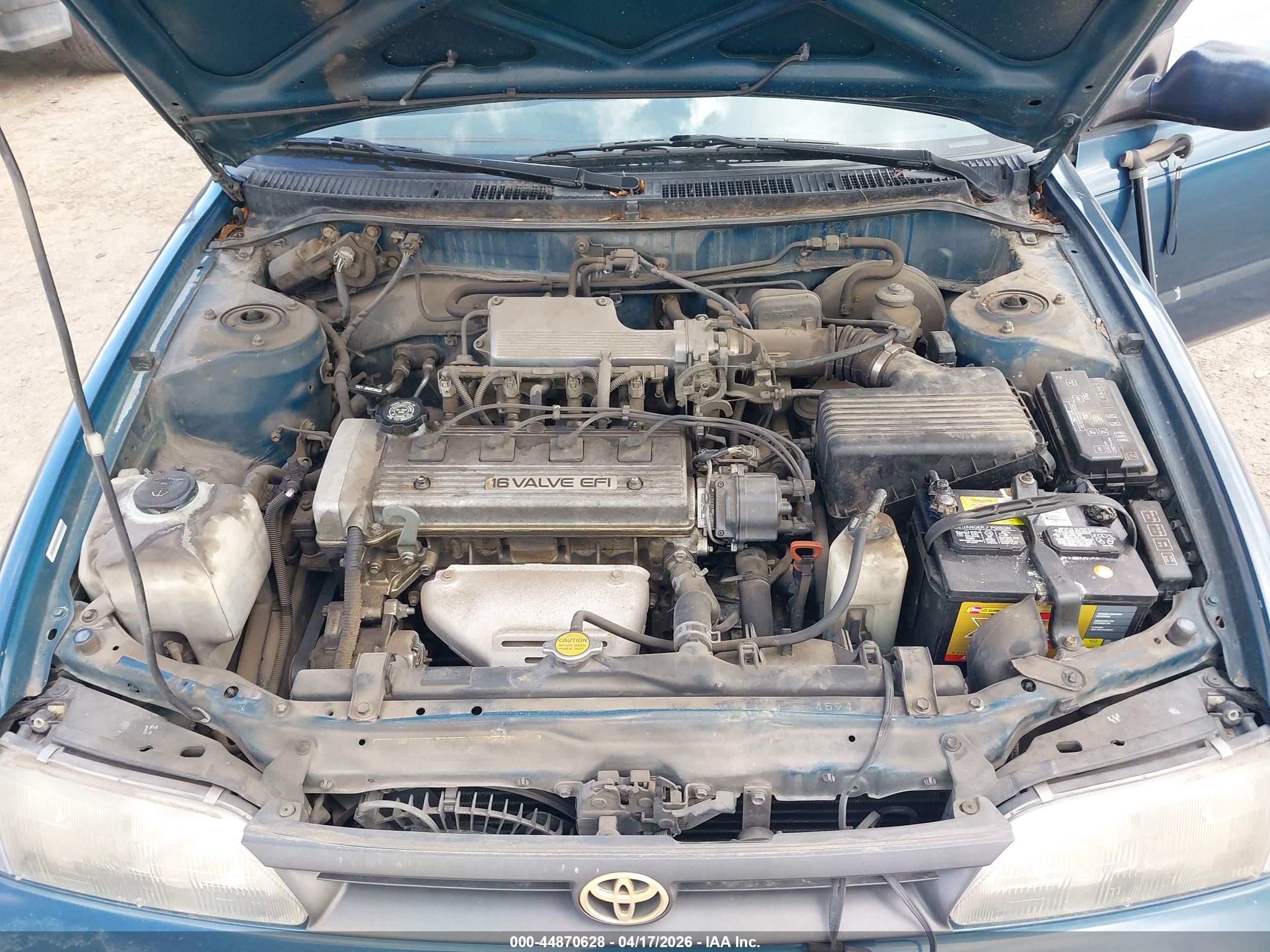1993 Toyota Corolla Le/dx Green vin: 1NXAE09E3PZ086004