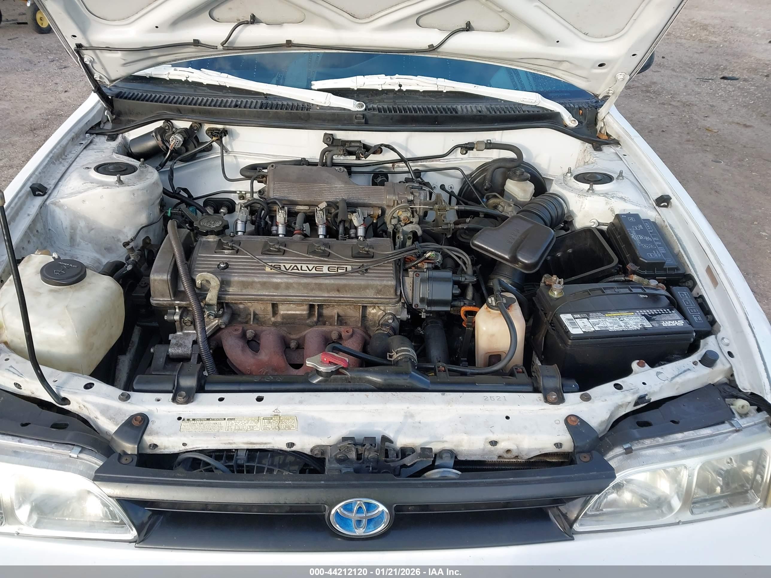 1993 Toyota Corolla Le/dx Белый vin: 1NXAE09E5PZ041307