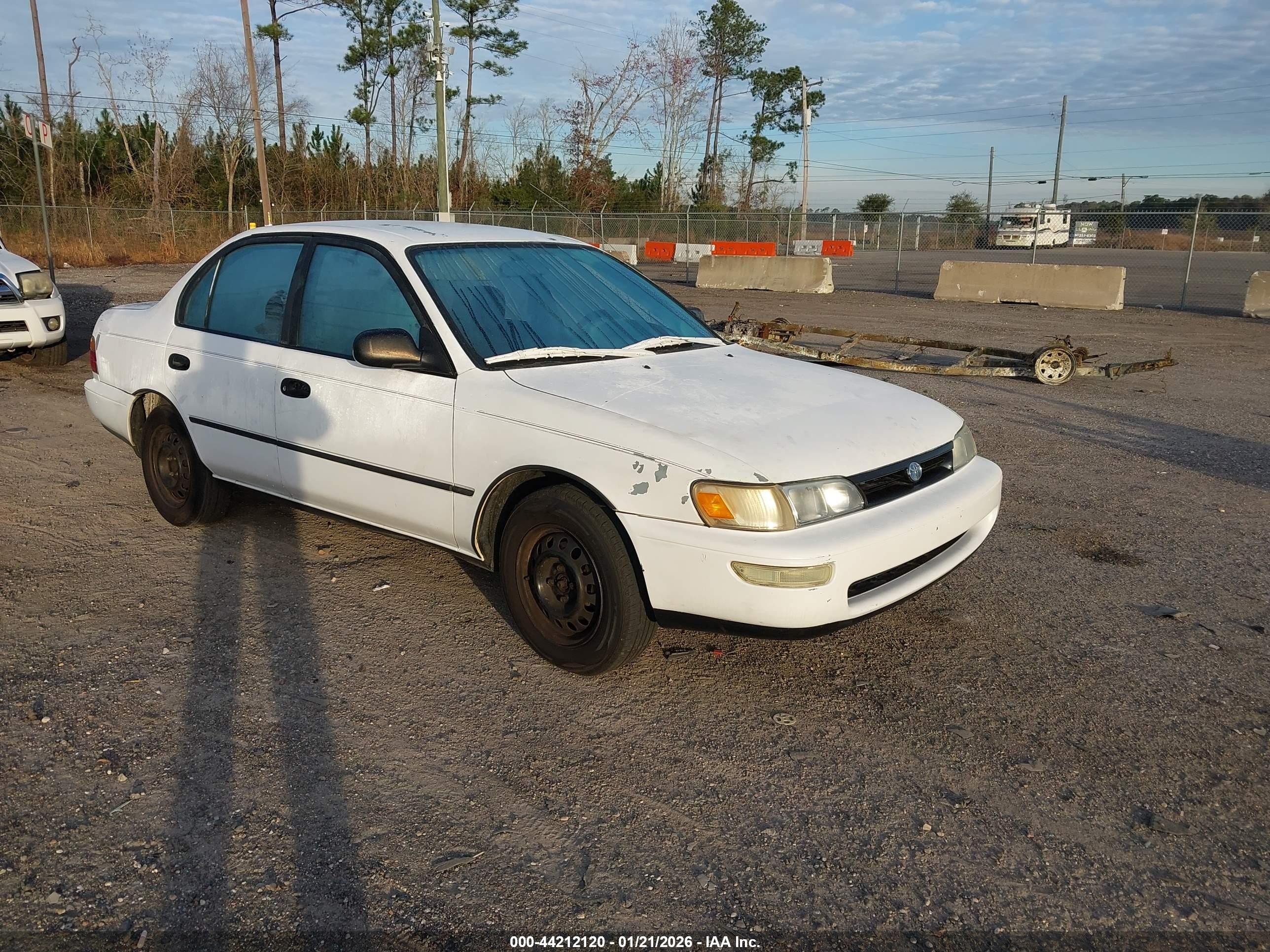 1993 Toyota Corolla Le/dx White vin: 1NXAE09E5PZ041307