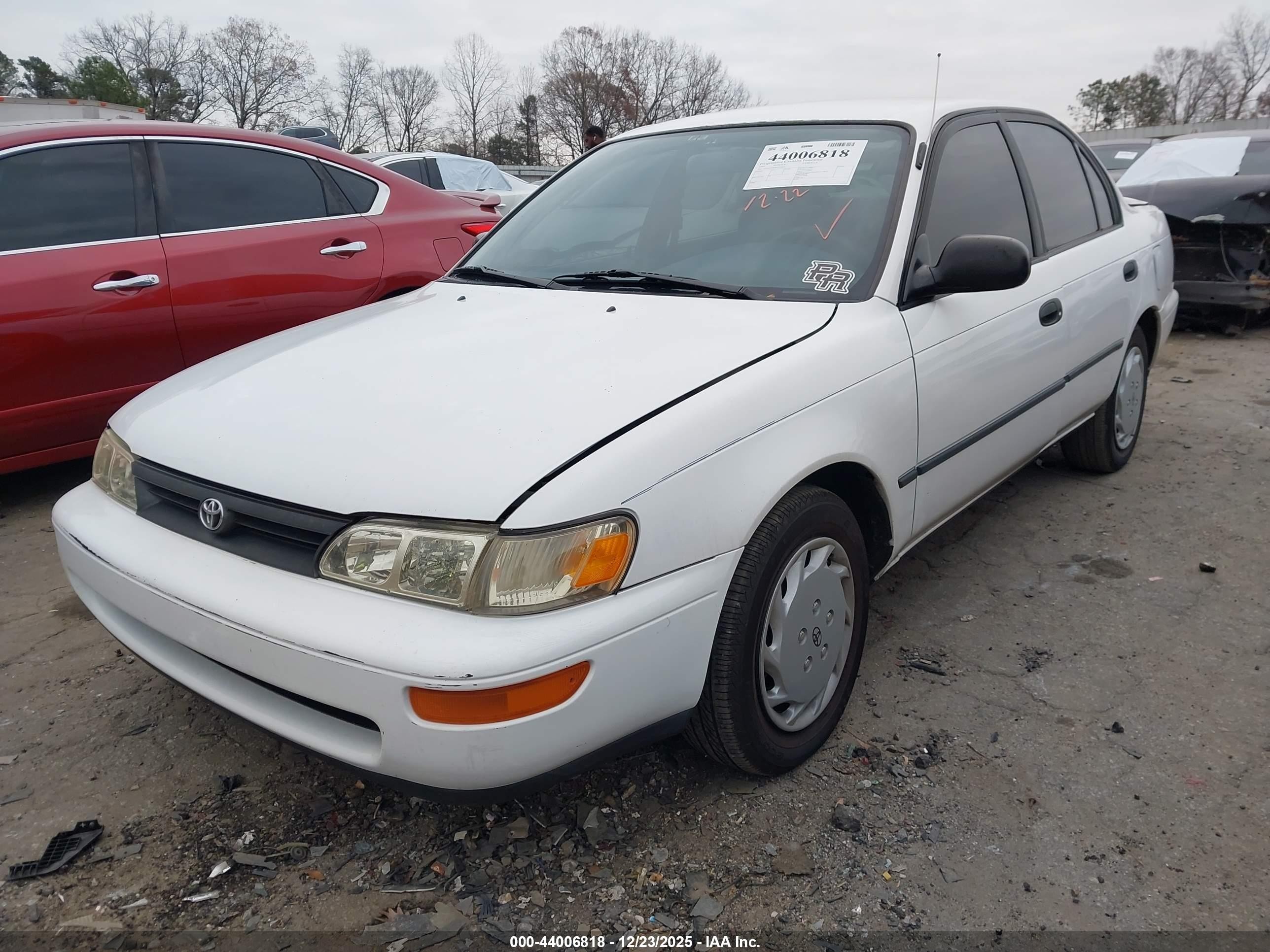 1993 Toyota Corolla Le/dx Белый vin: 1NXAE09E6PZ039422