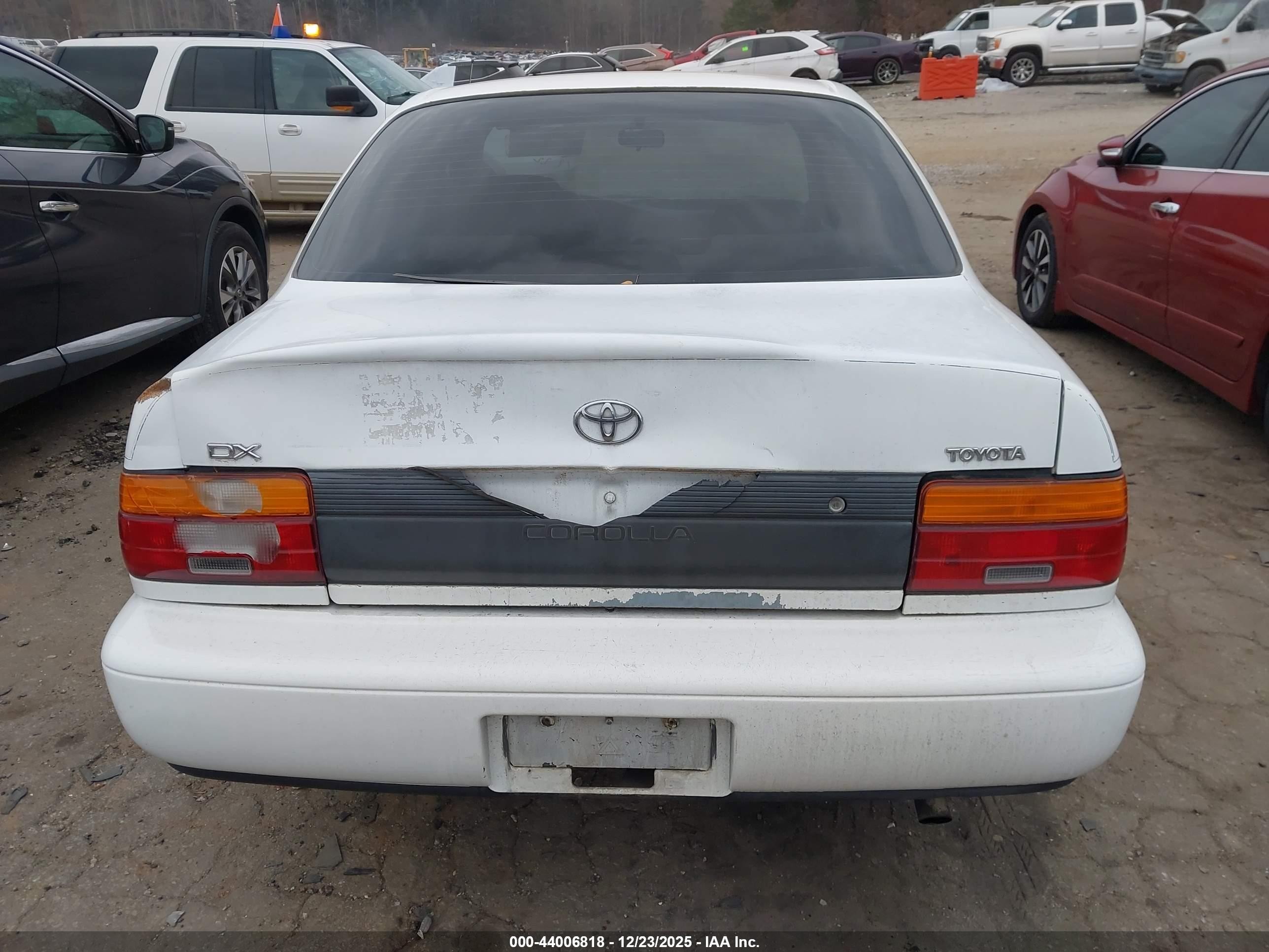 1993 Toyota Corolla Le/dx Белый vin: 1NXAE09E6PZ039422
