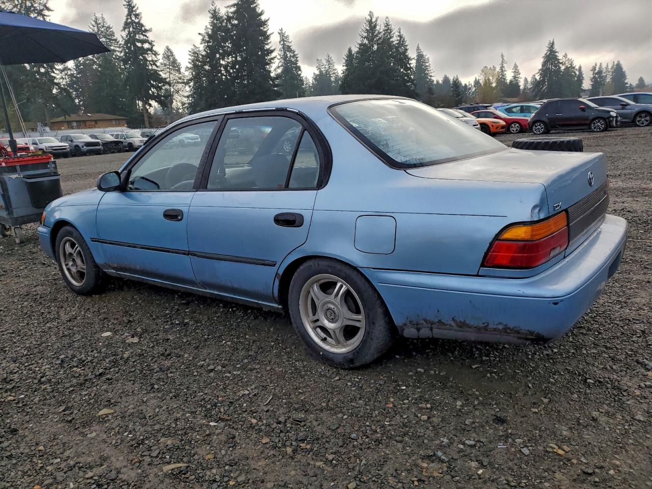 1993 Toyota Corolla Le Blue vin: 1NXAE09E7PZ077435