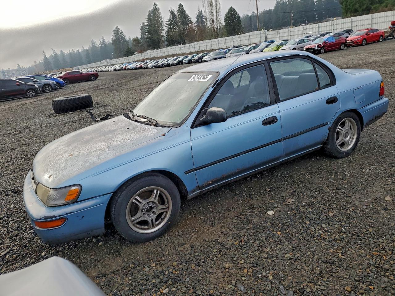 1993 Toyota Corolla Le Blue vin: 1NXAE09E7PZ077435